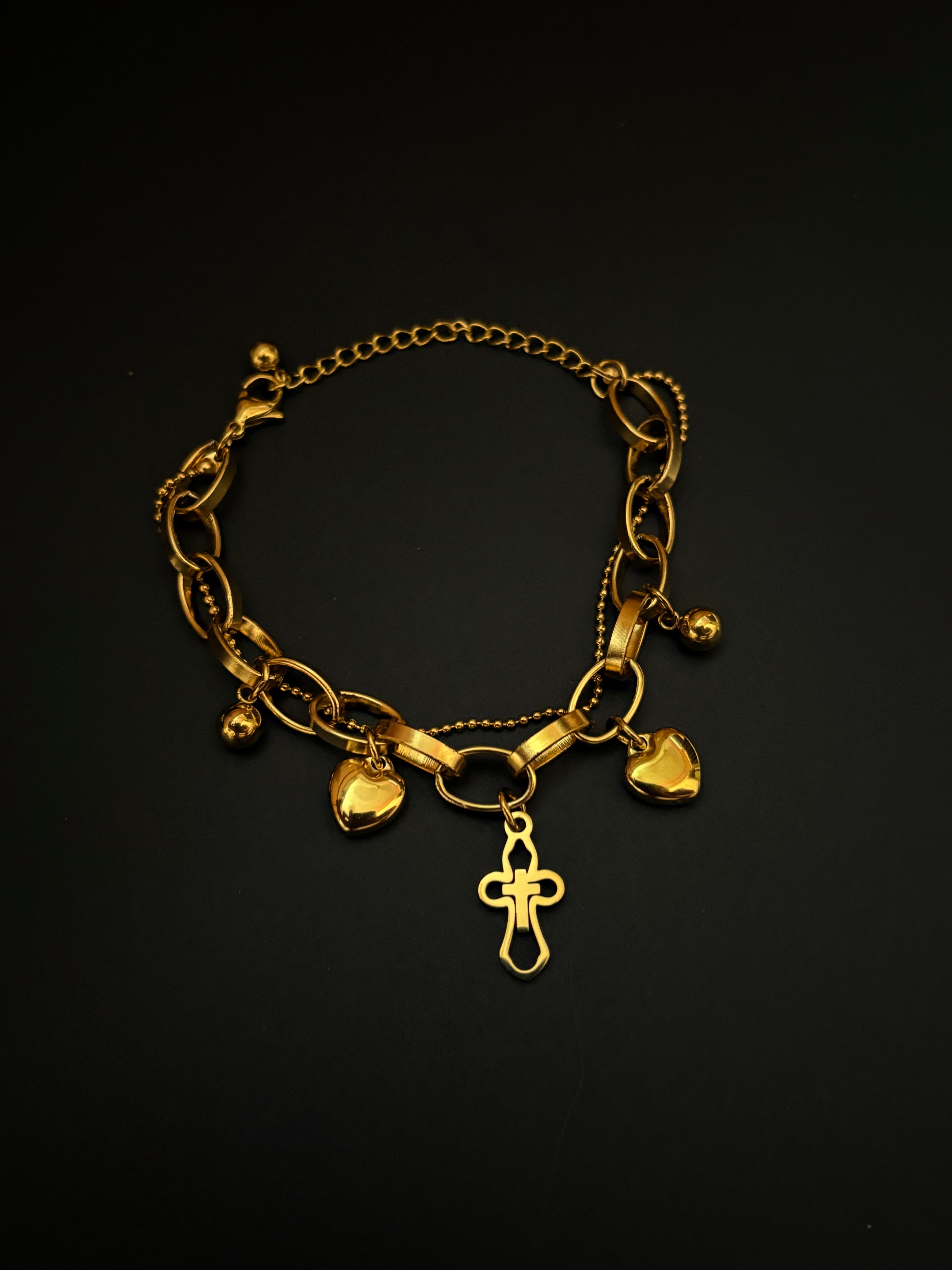 Faith & Love Charm Bracelet