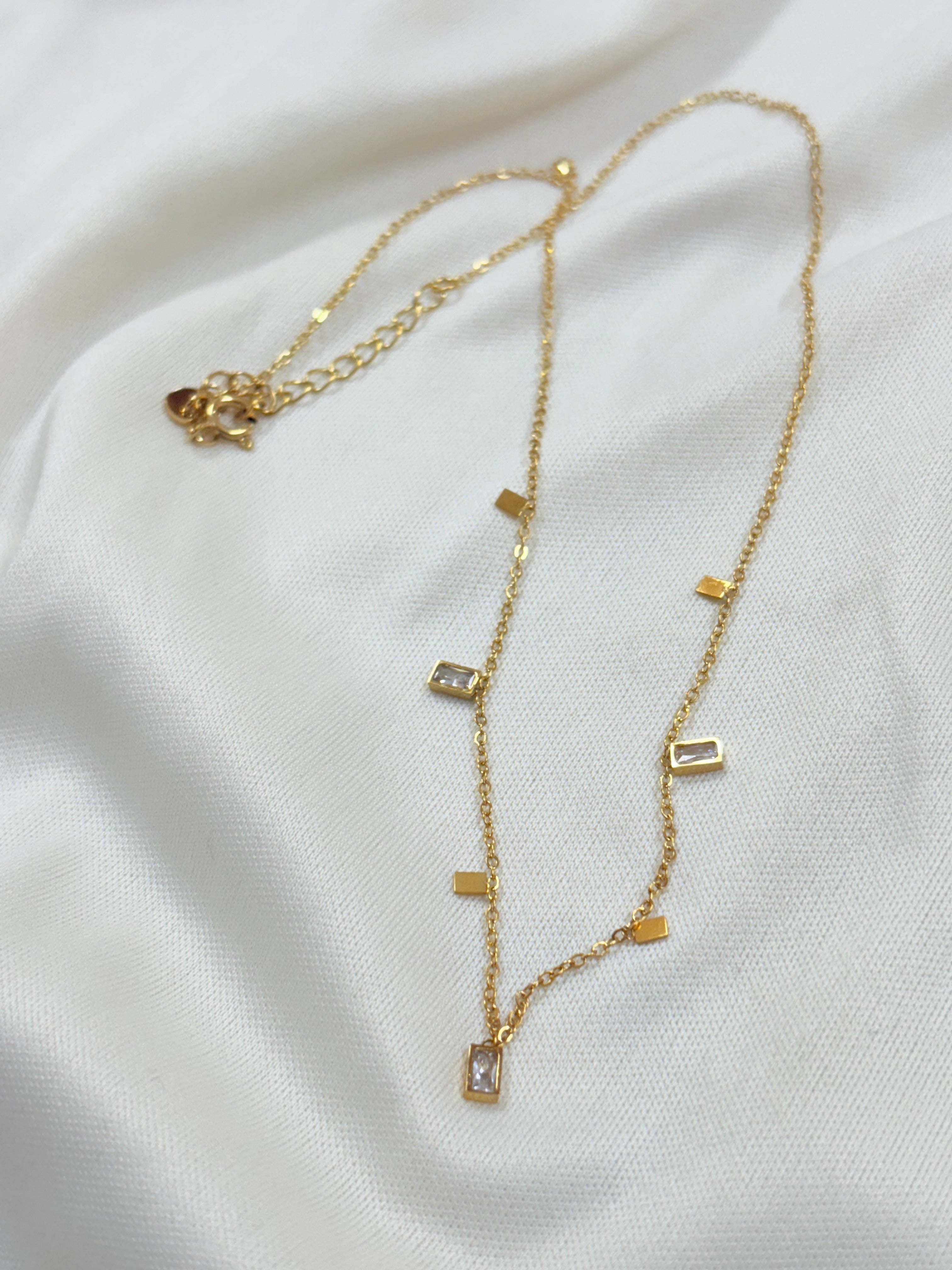 Tiny Square Treasures Neck-piece - Bloom