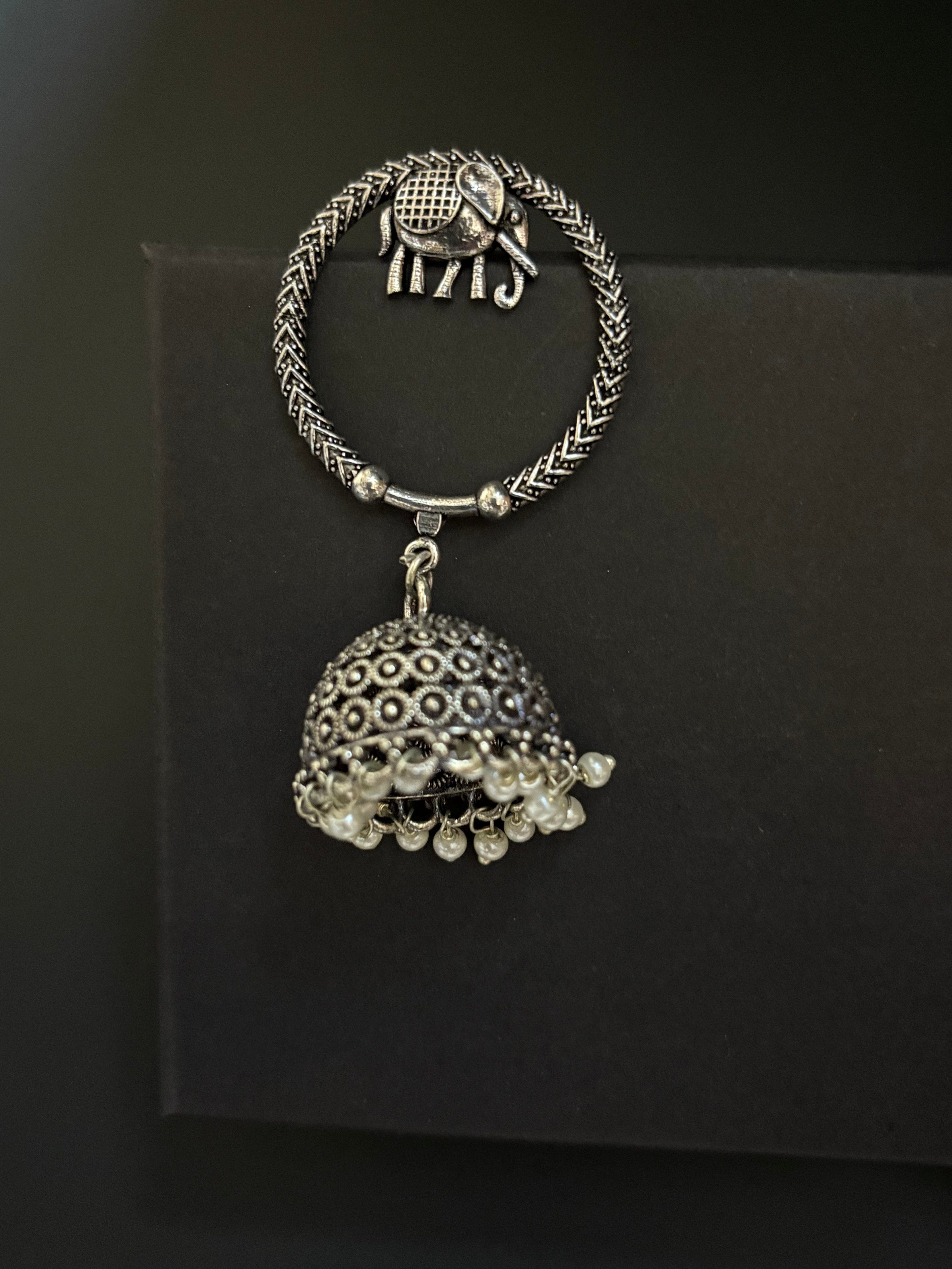 Traditional Elephant Hoop Jhumkas