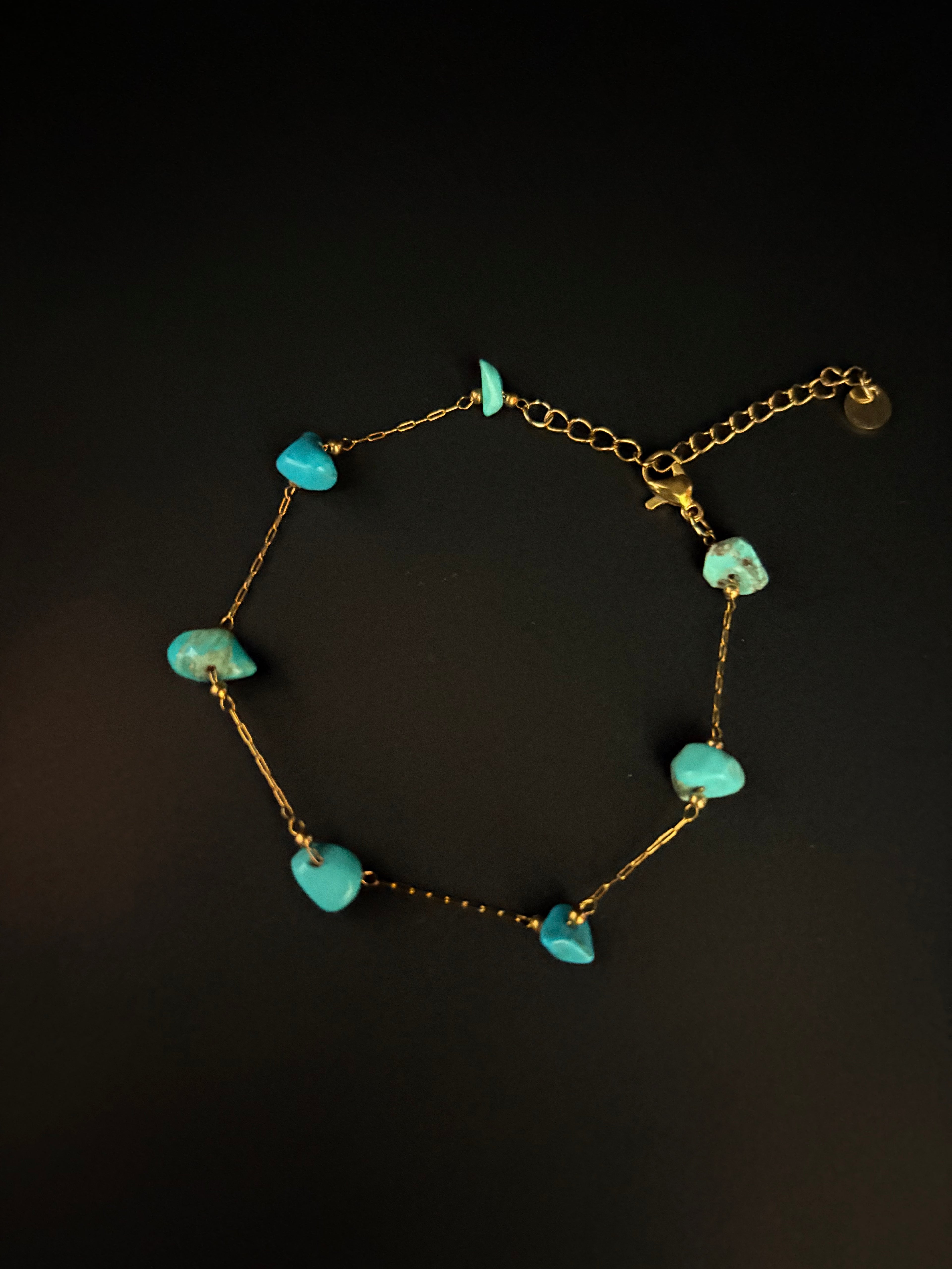 Boho Turquoise Charm Bracelet