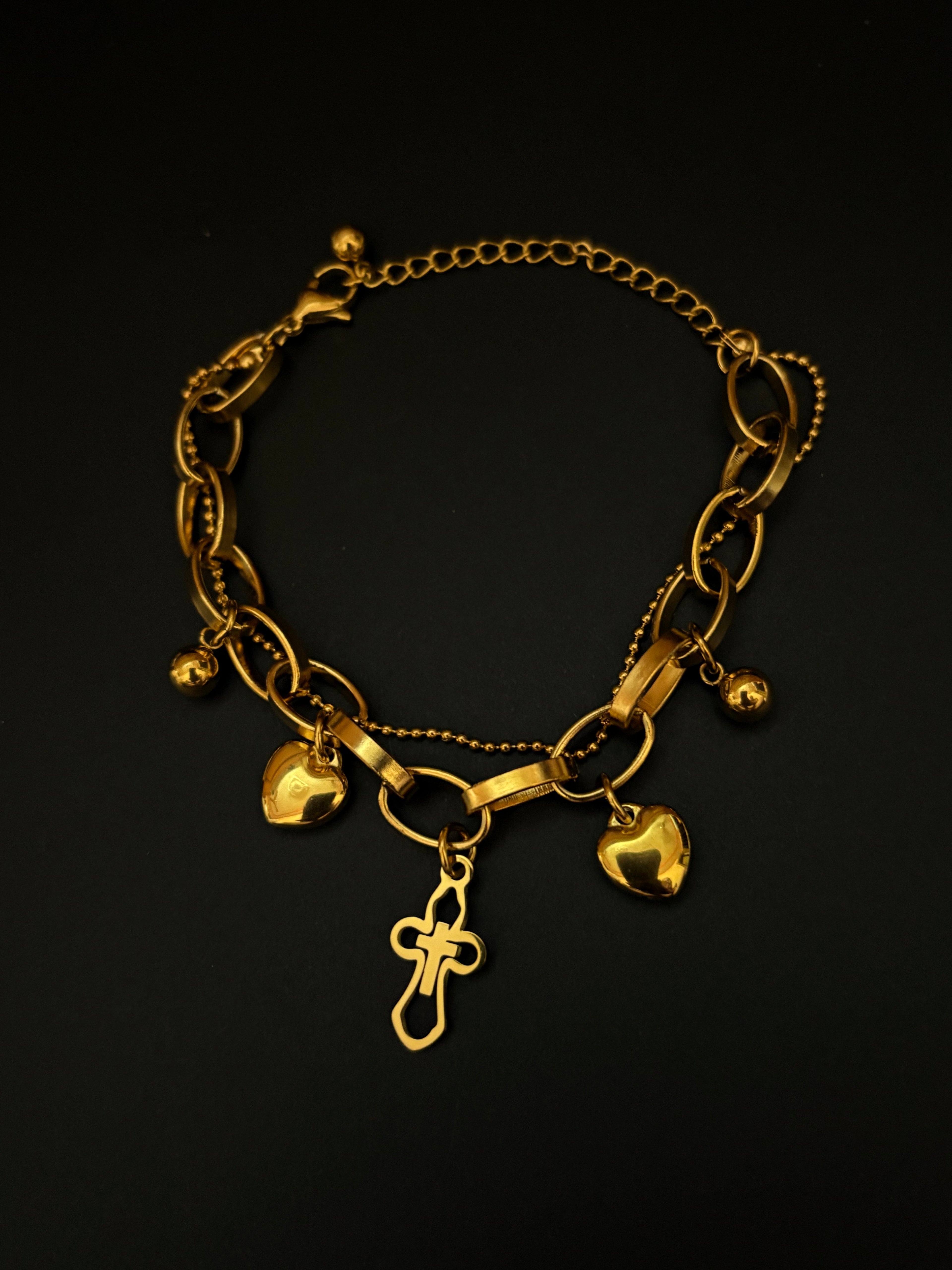 Faith & Love Charm Bracelet