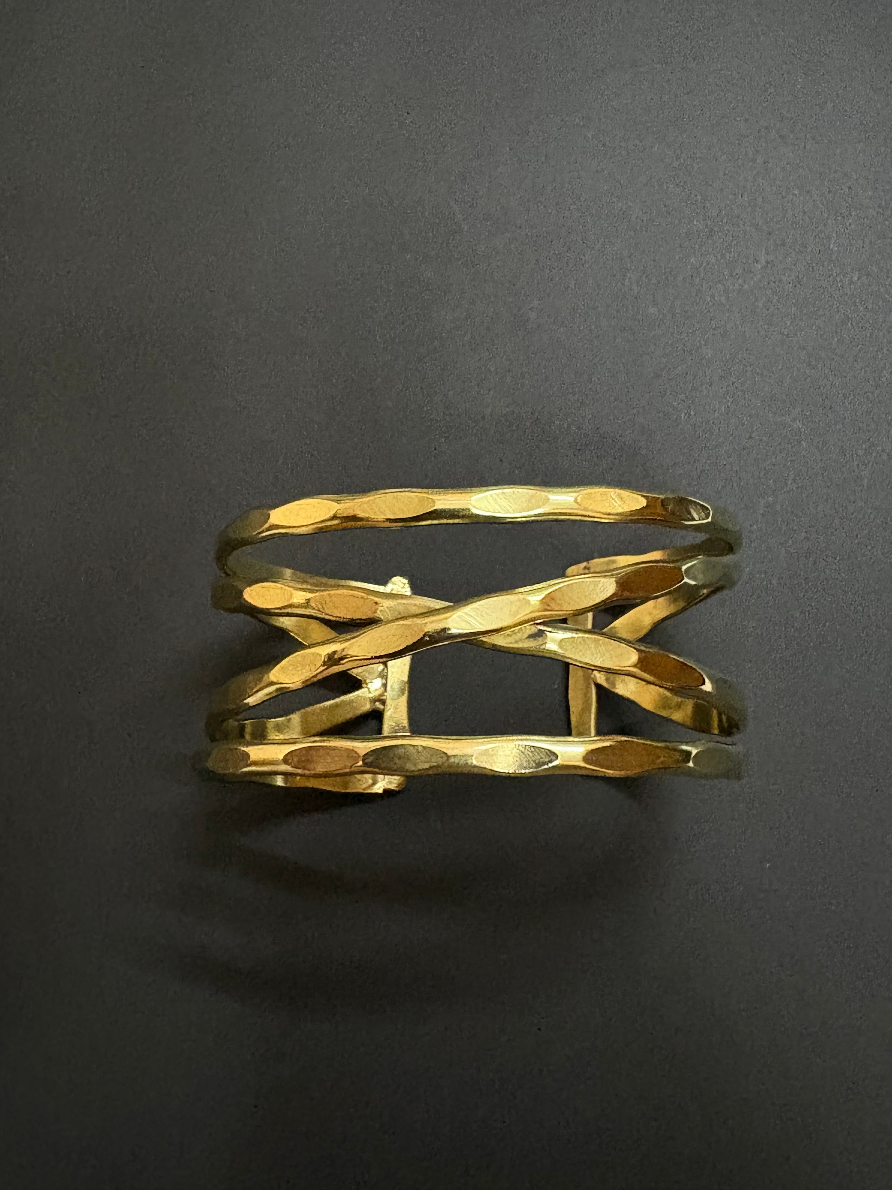 Elegant Gold Layer Cuff