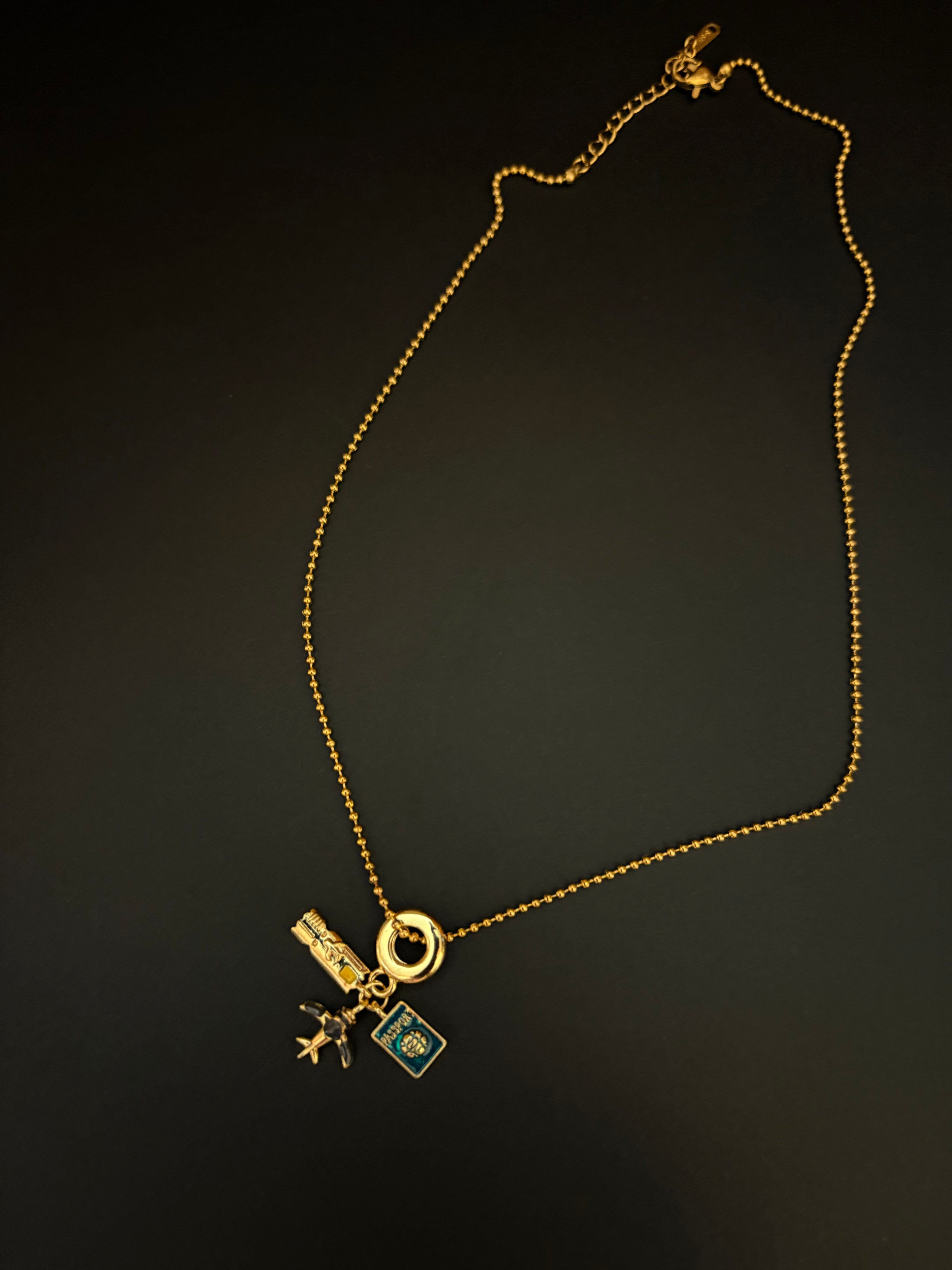 Around the World Charm Necklace