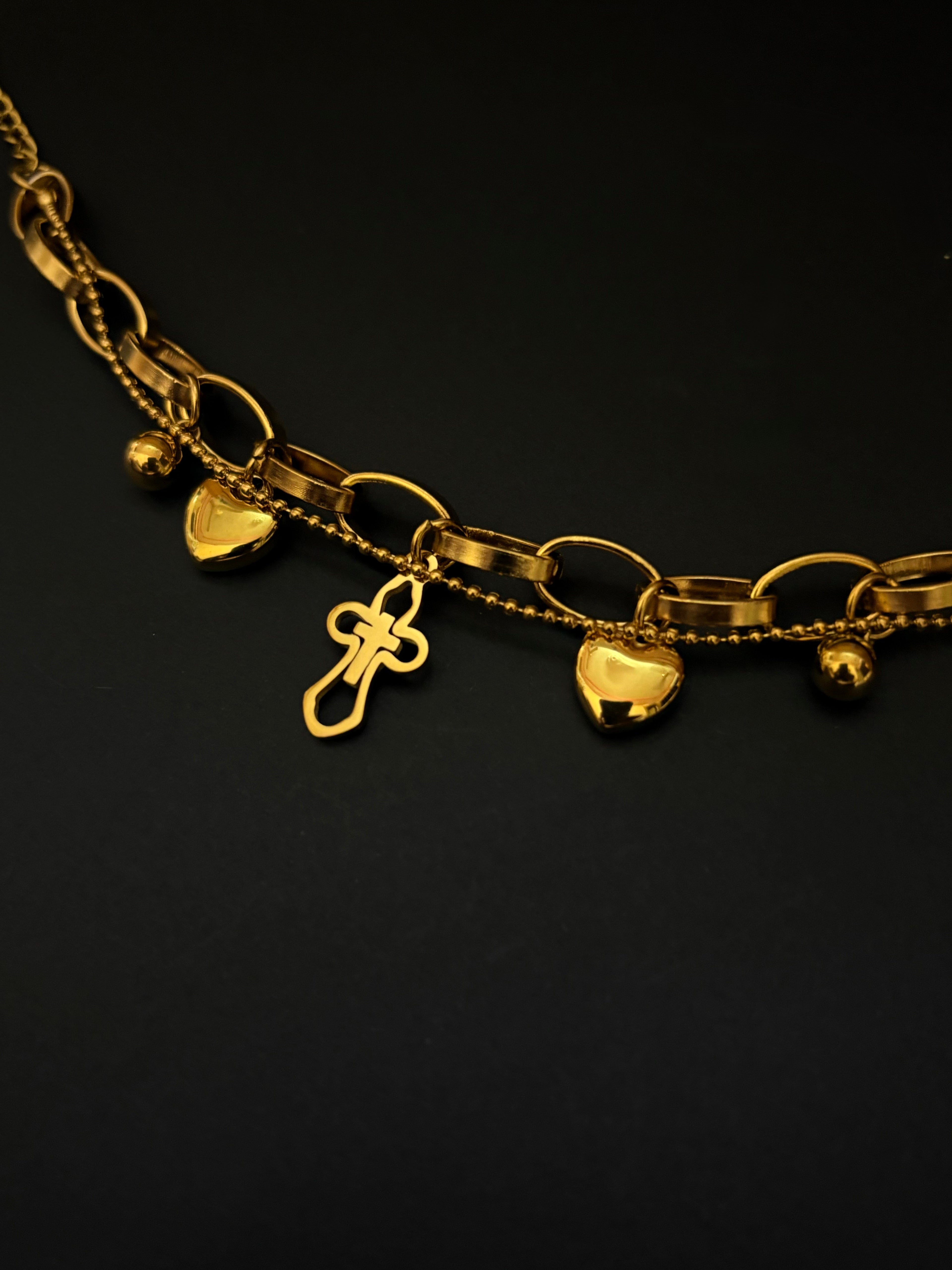 Faith & Love Charm Bracelet