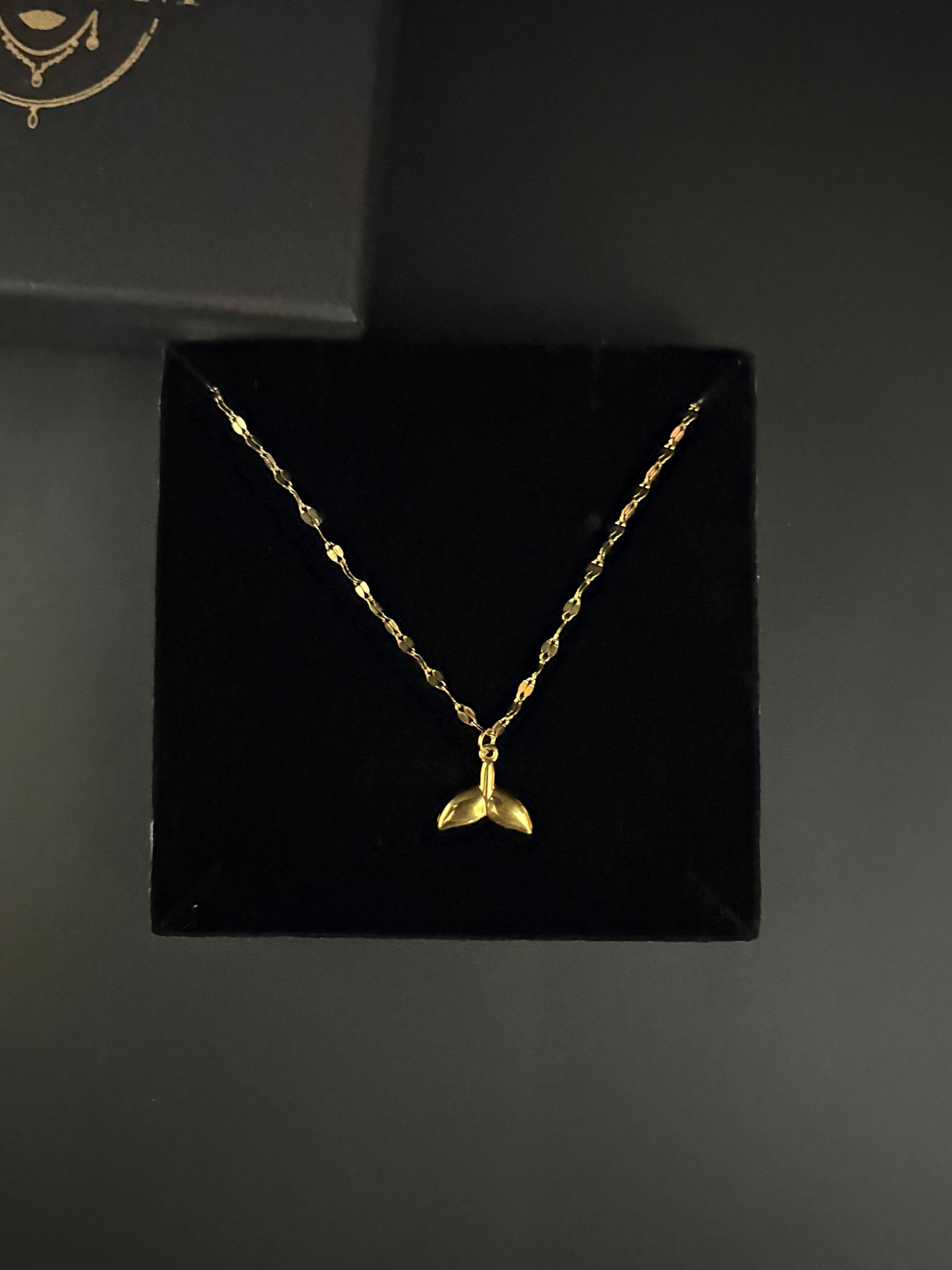 Mermaid Tail Gold Necklace