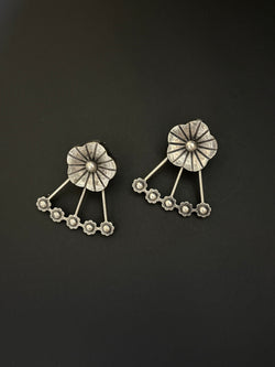 Antique Floral Dangler Earrings
