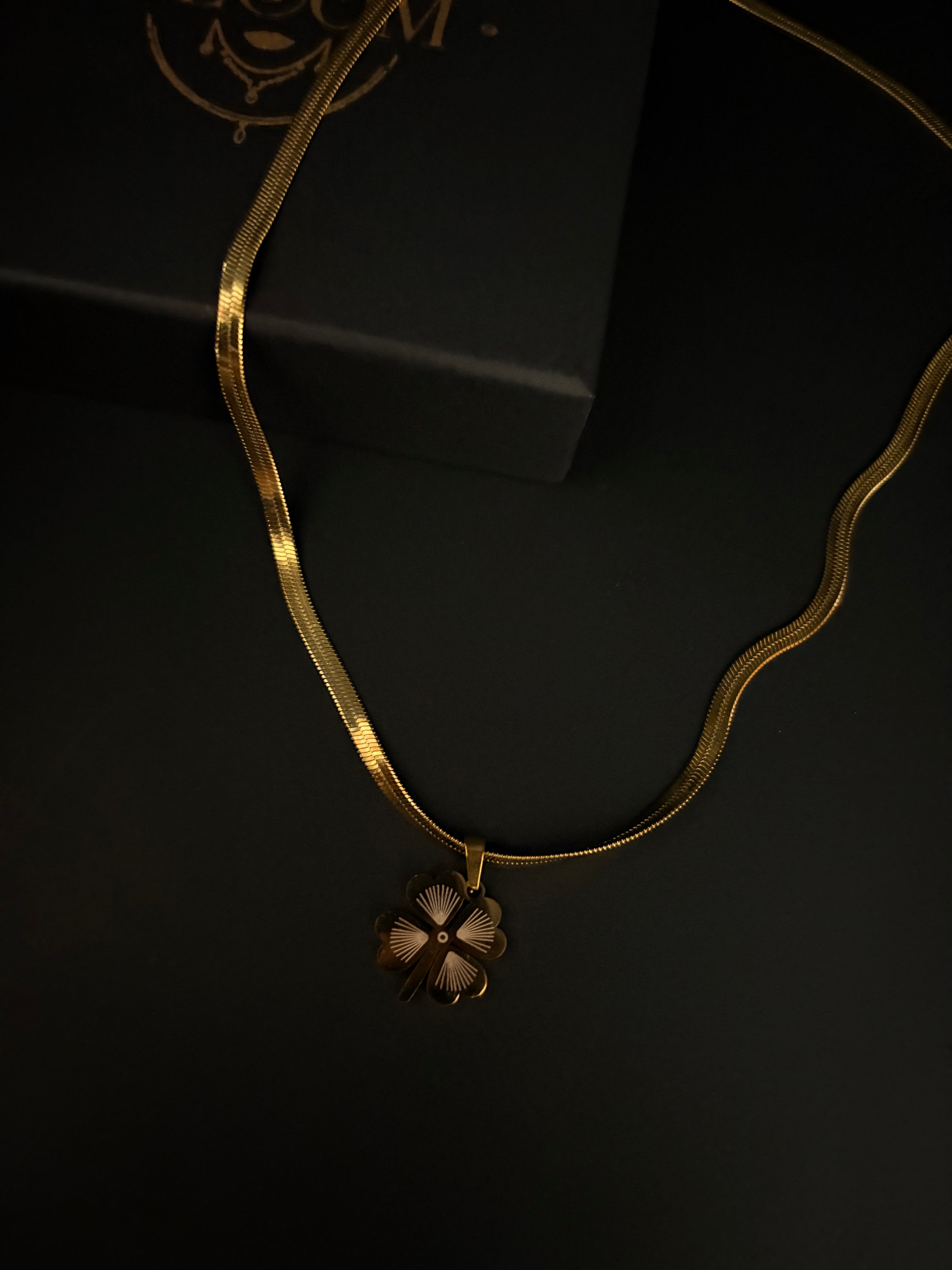 Four Leaf Clover Gold Necklace