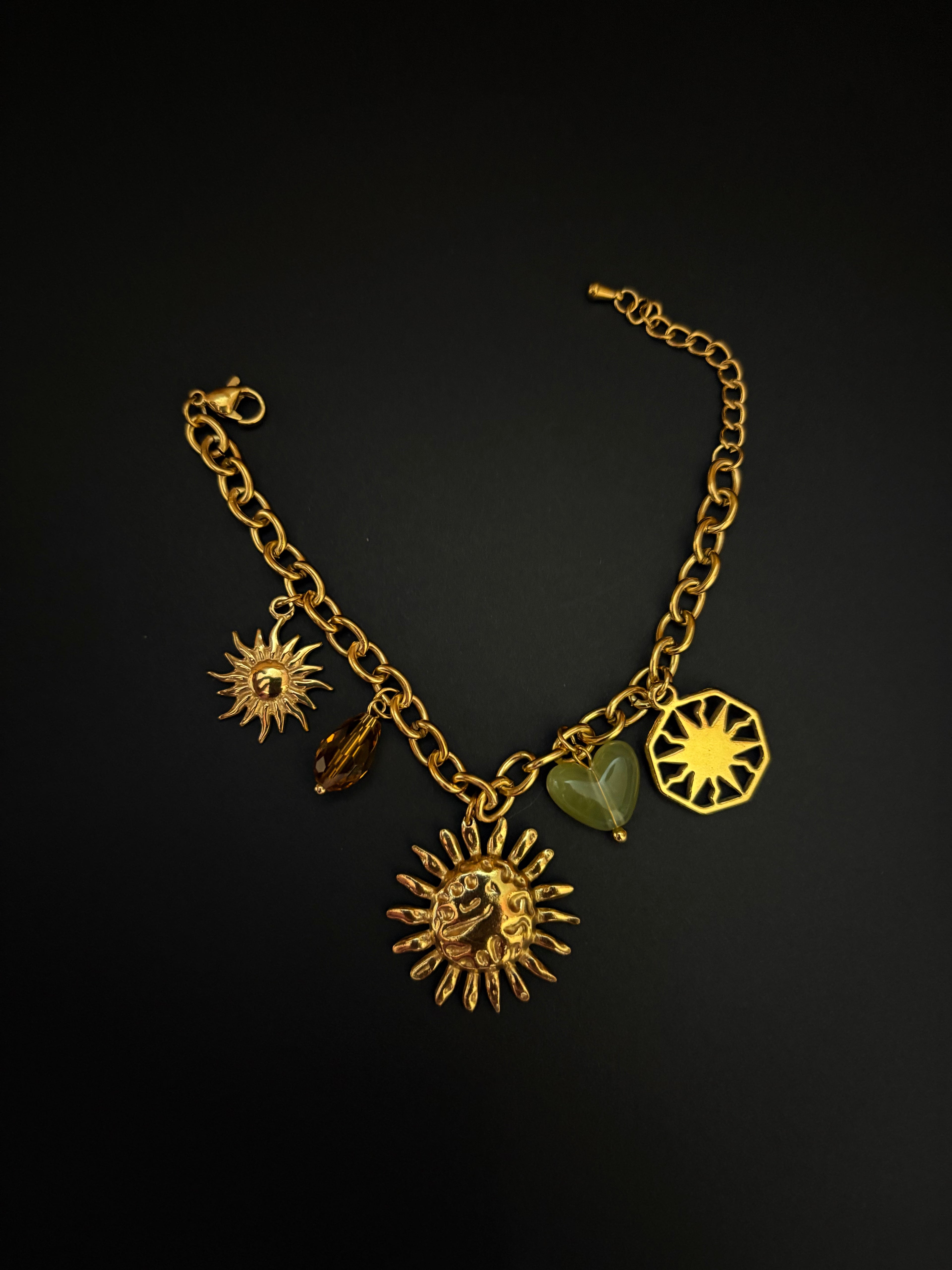 Sunlit Soul Charm Bracelet