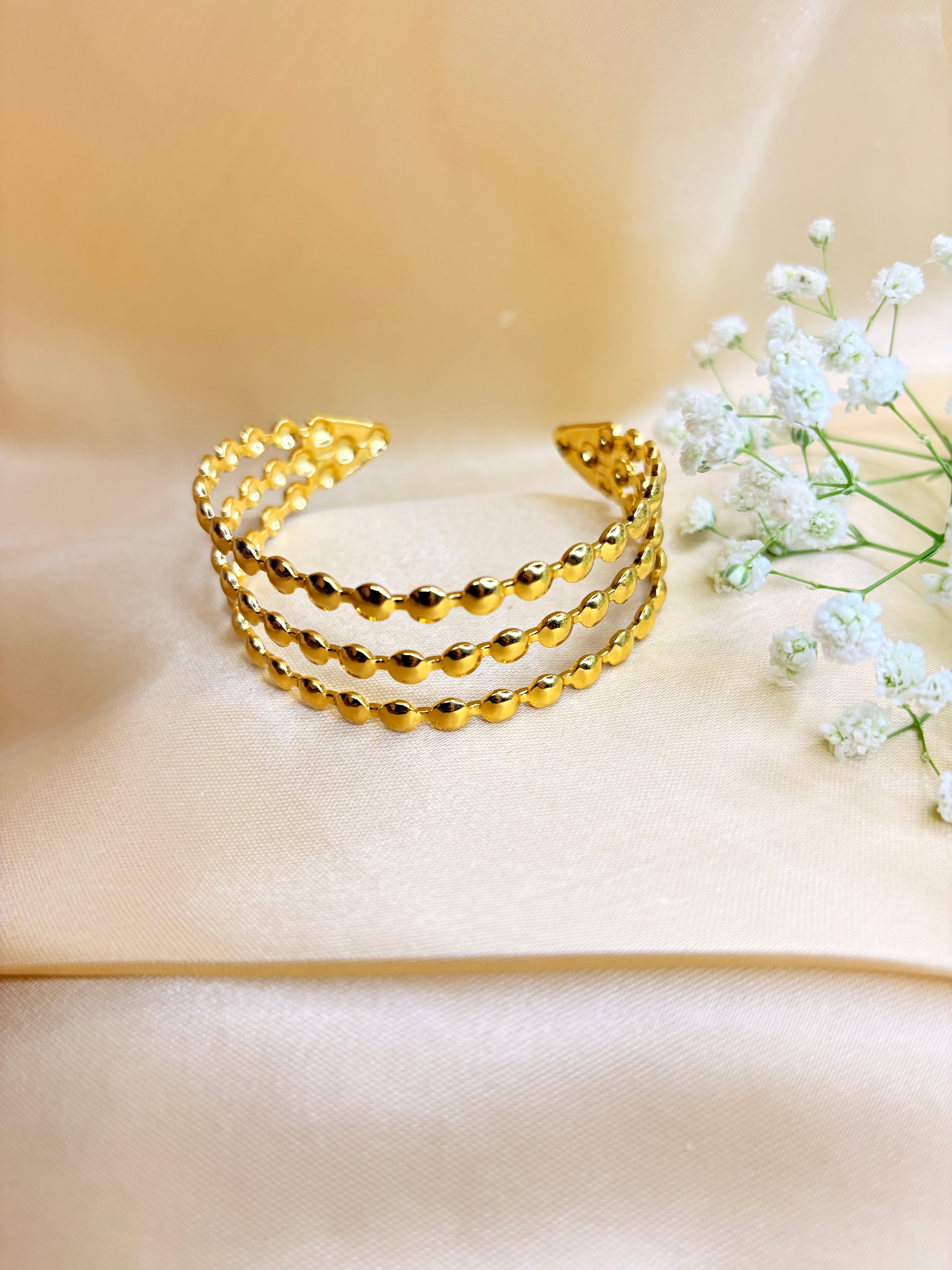 The Layered Gold Cuff