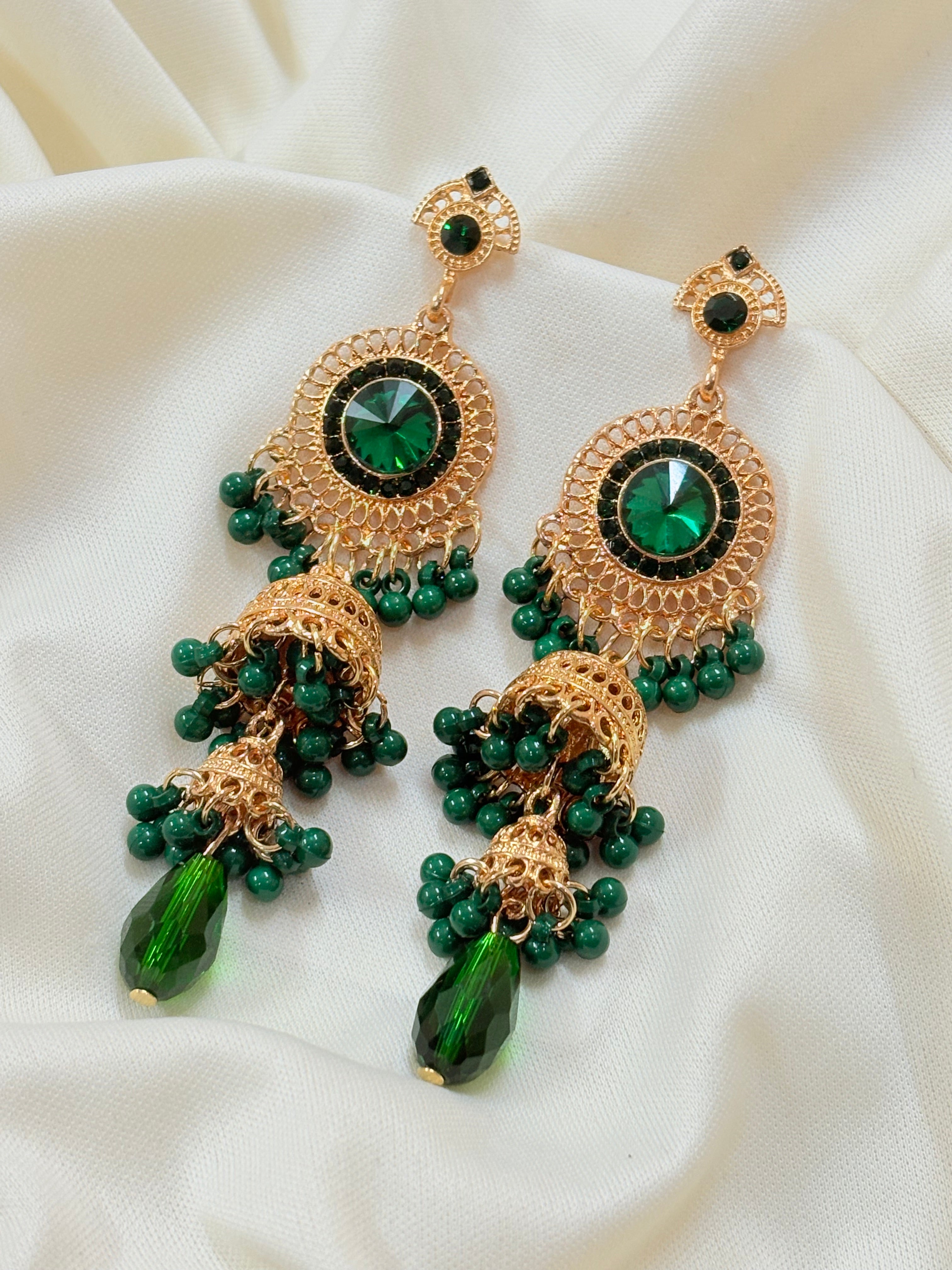Chaar Rang Charm Earrings - Bloom