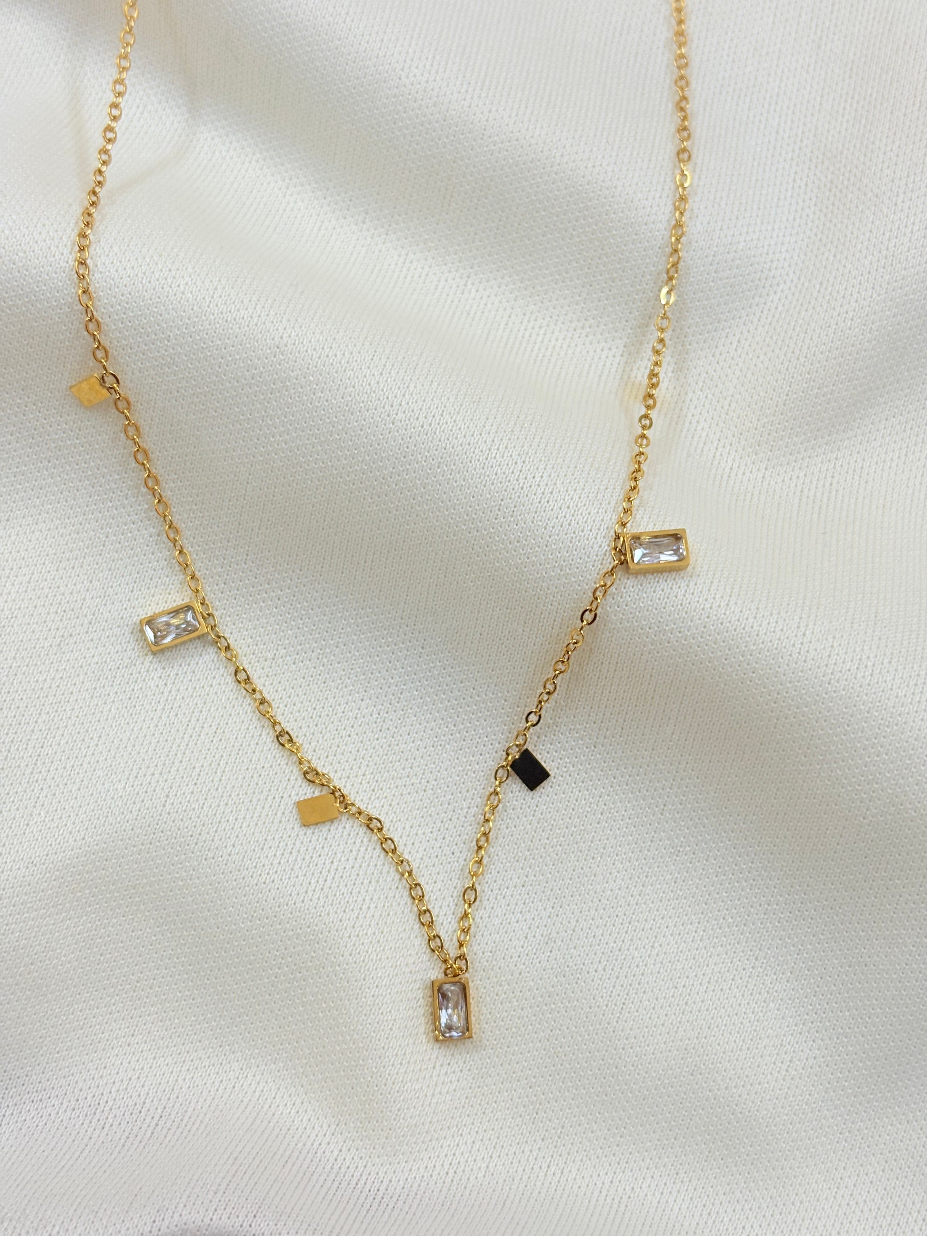 Tiny Square Treasures Neck-piece - Bloom