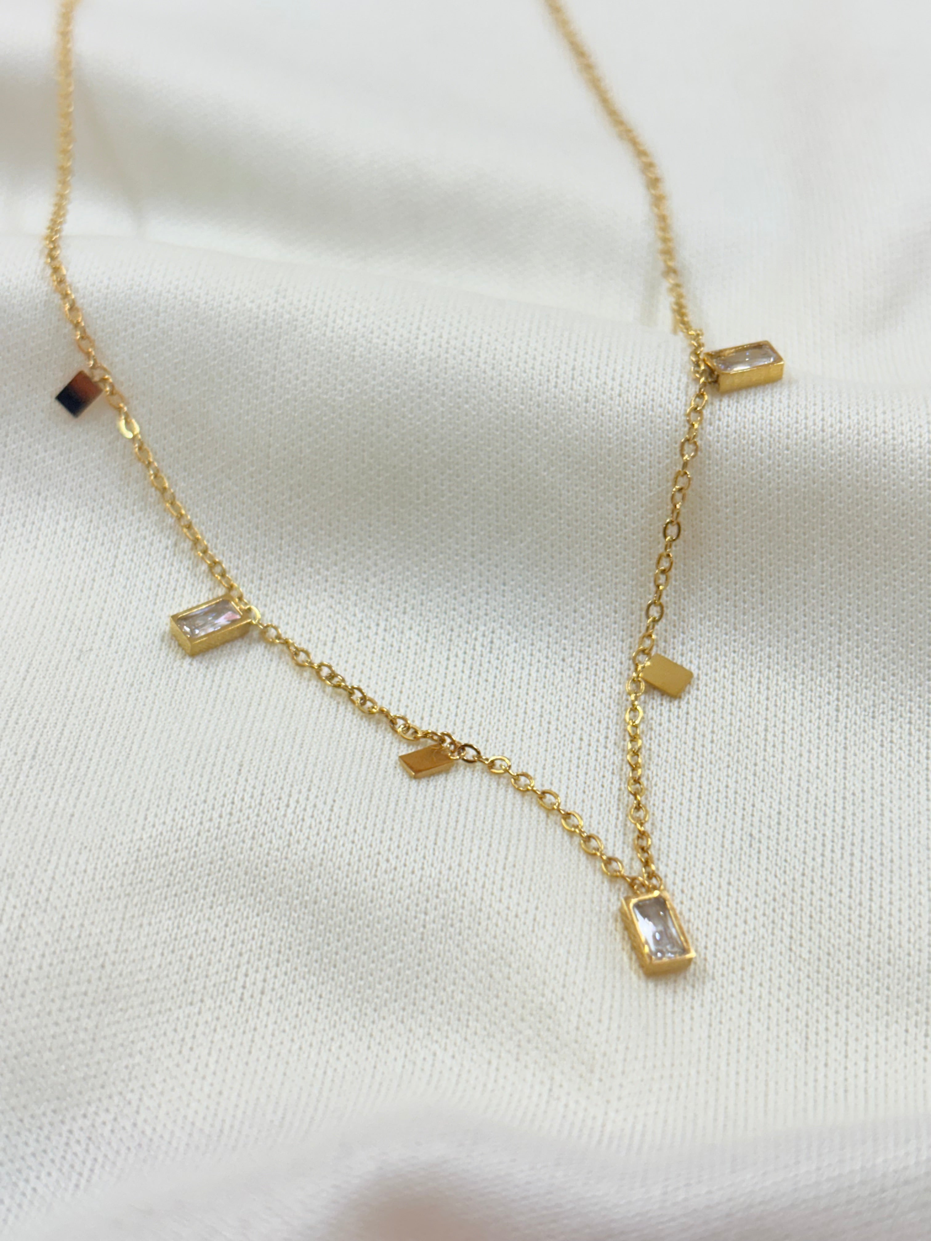 Tiny Square Treasures Neck-piece - Bloom