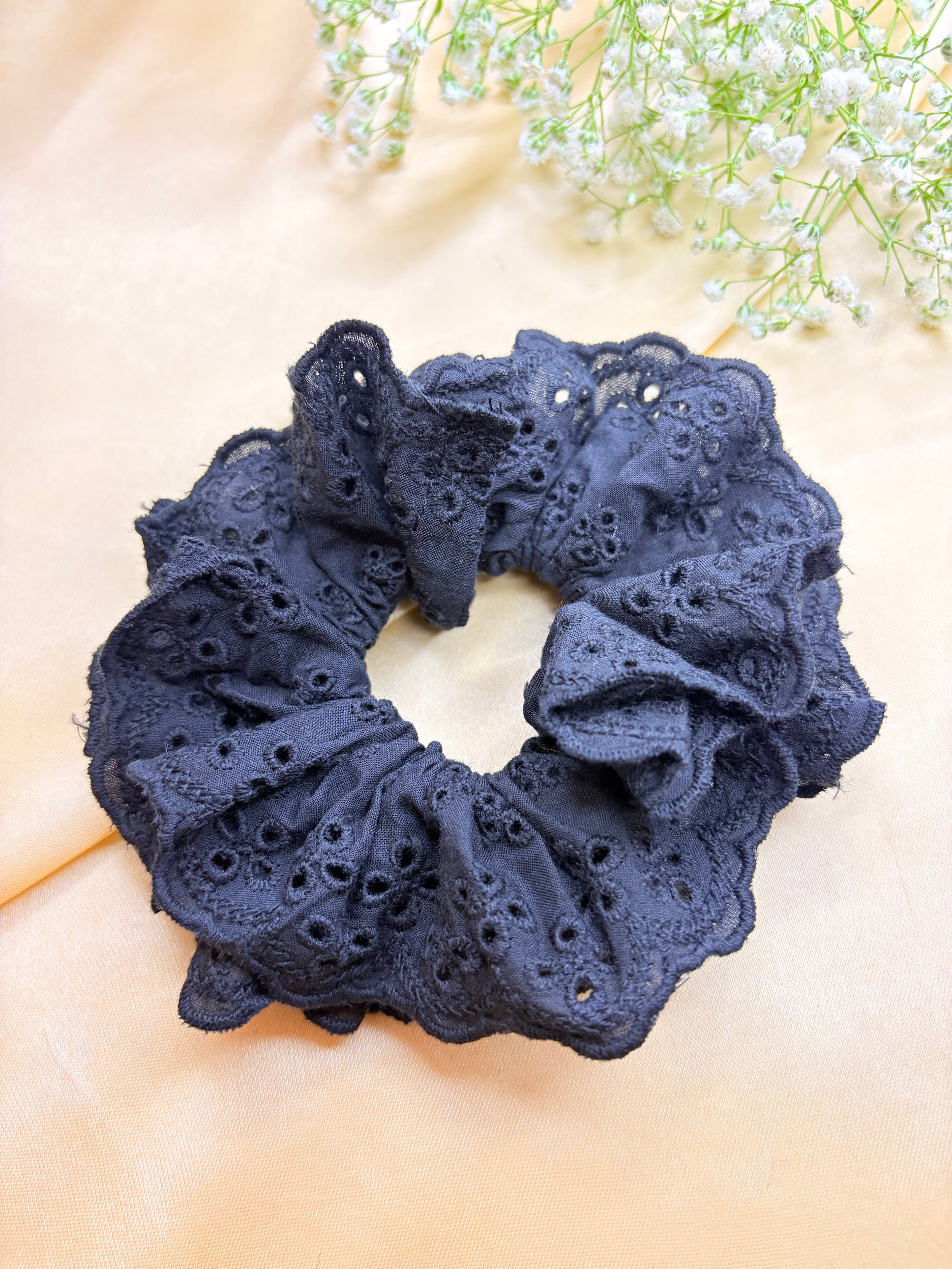 Handmade Cotton Hair Scrunchie