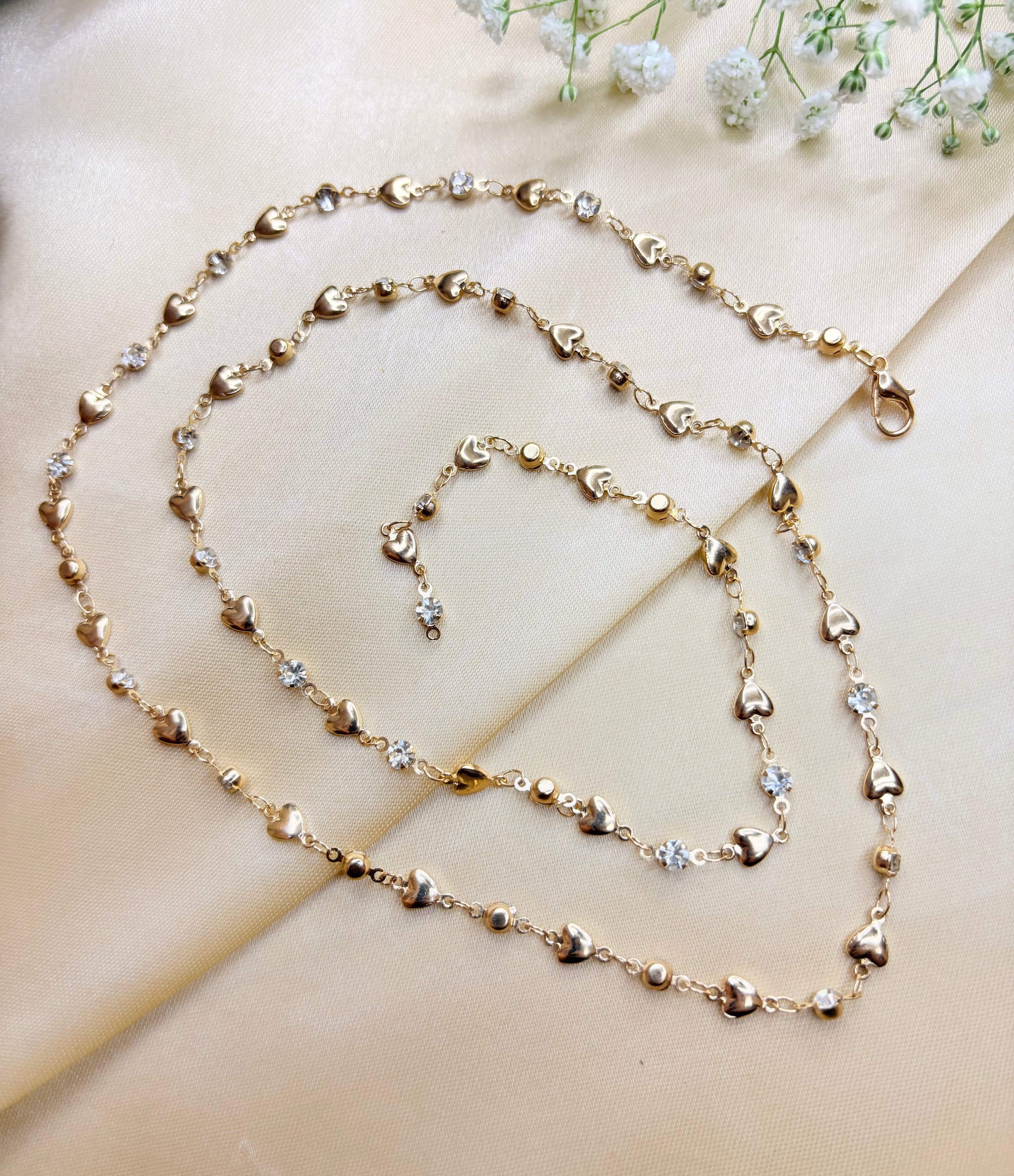 Versatile Styling Heart  Necklace