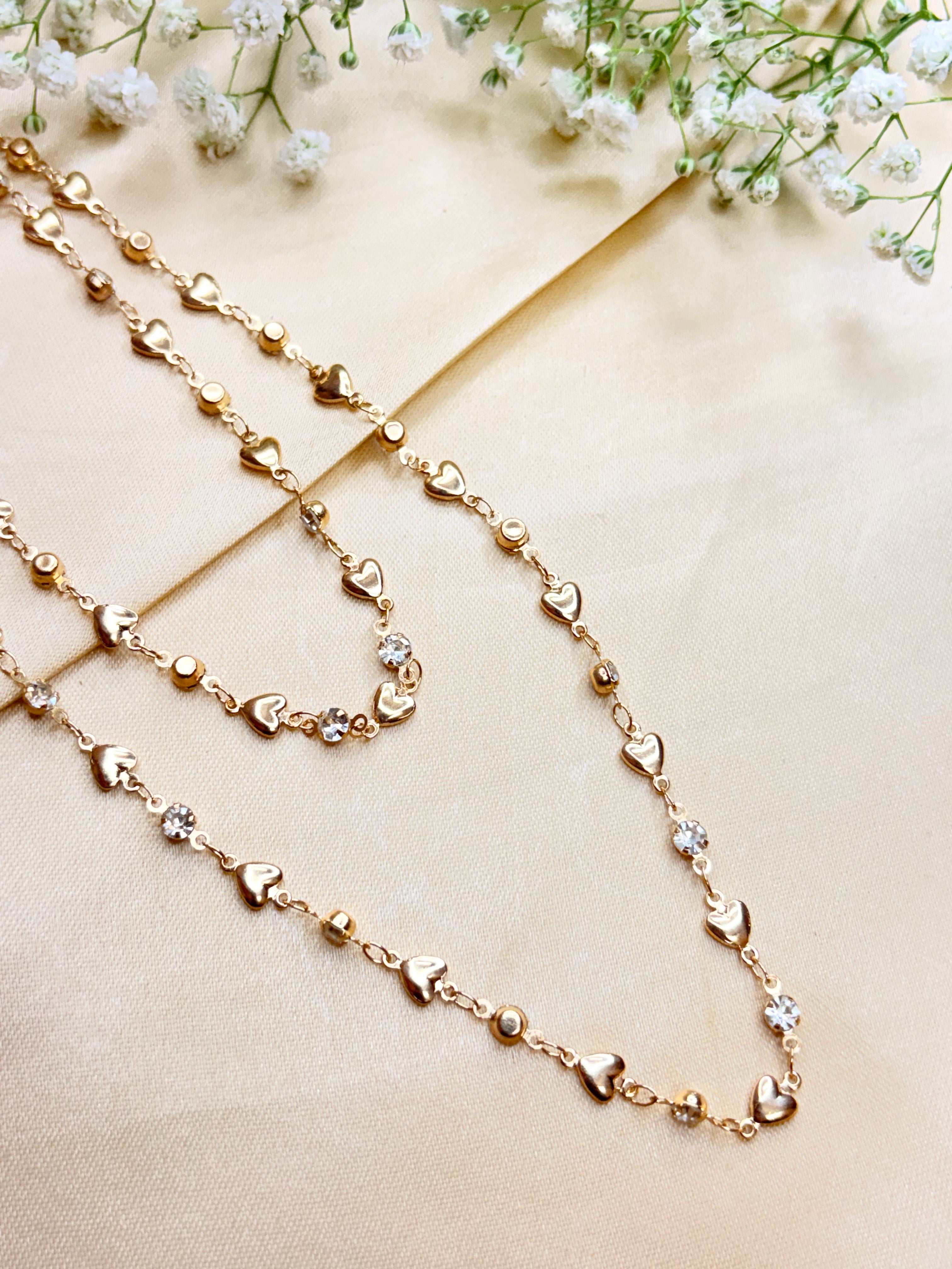 Versatile Styling Heart  Necklace