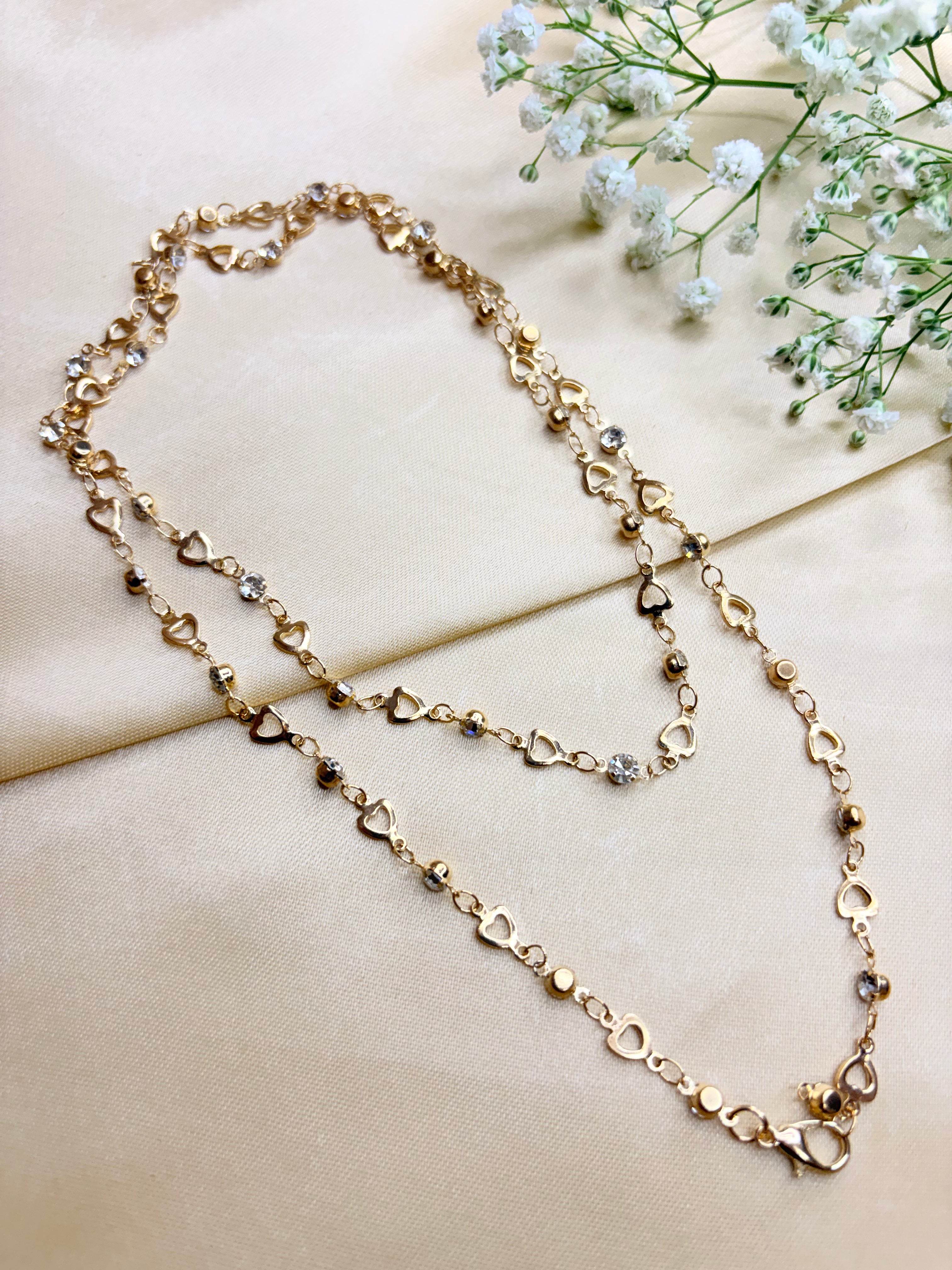 Versatile Styling Heart  Necklace