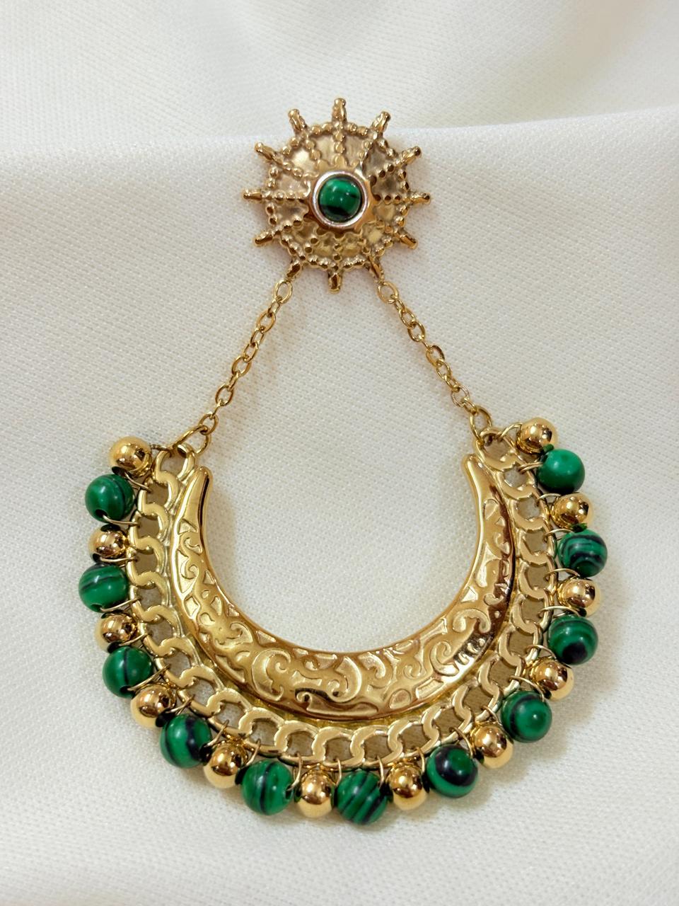 Gold Plated Heer Bali Earrings - Bloom