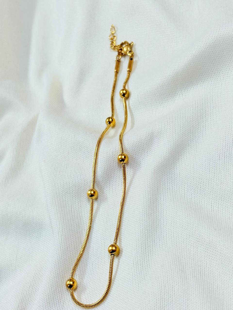 Gold Ball Link Bracelet - Bloom
