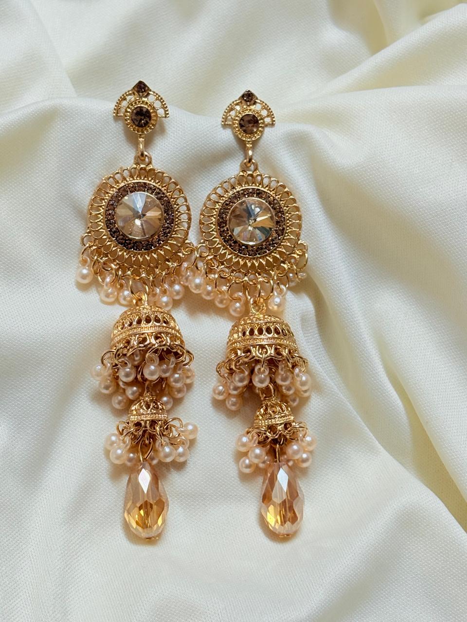 Chaar Rang Charm Earrings - Bloom