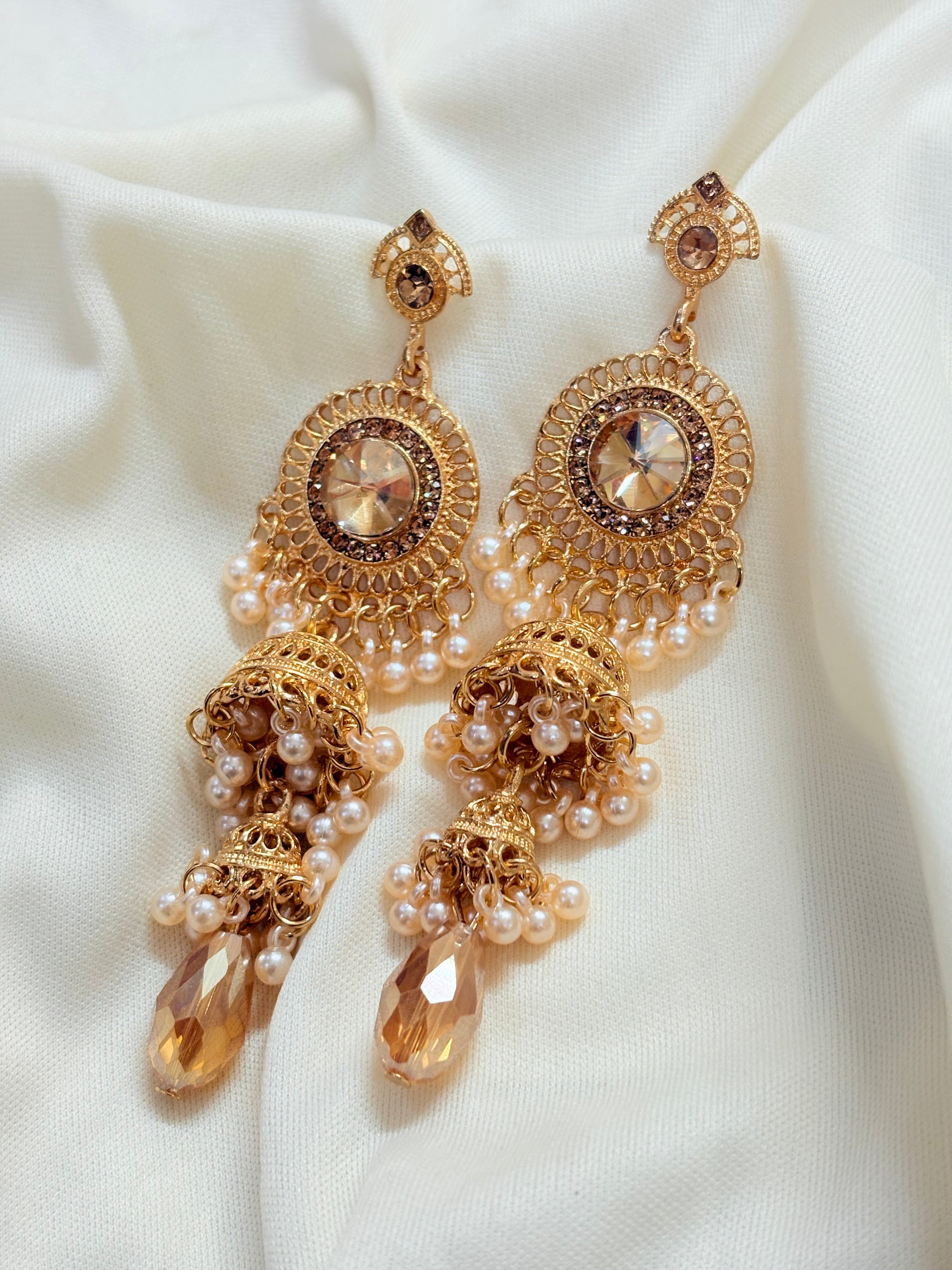 Chaar Rang Charm Earrings - Bloom