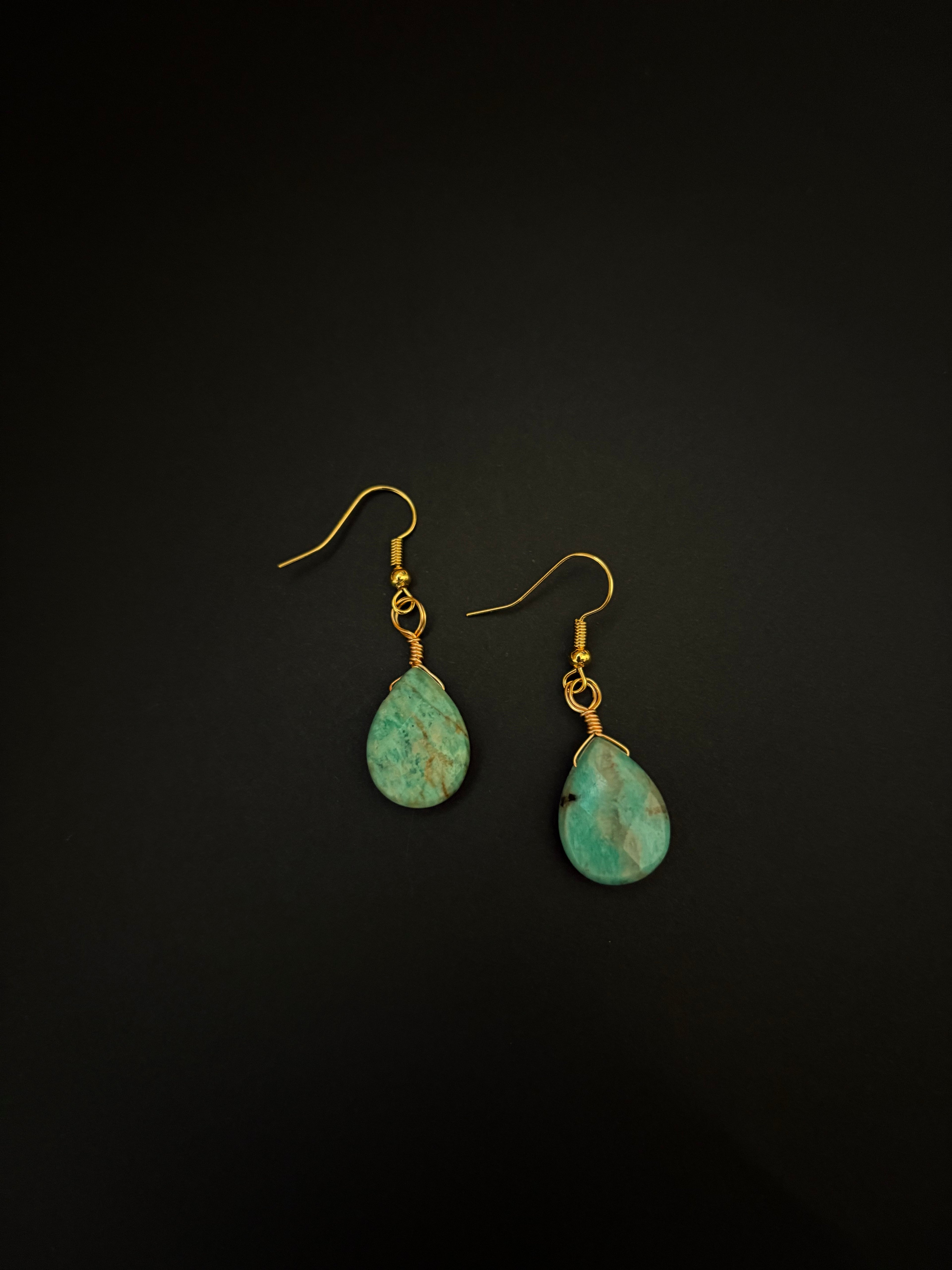 Turquoise Teardrop Earrings