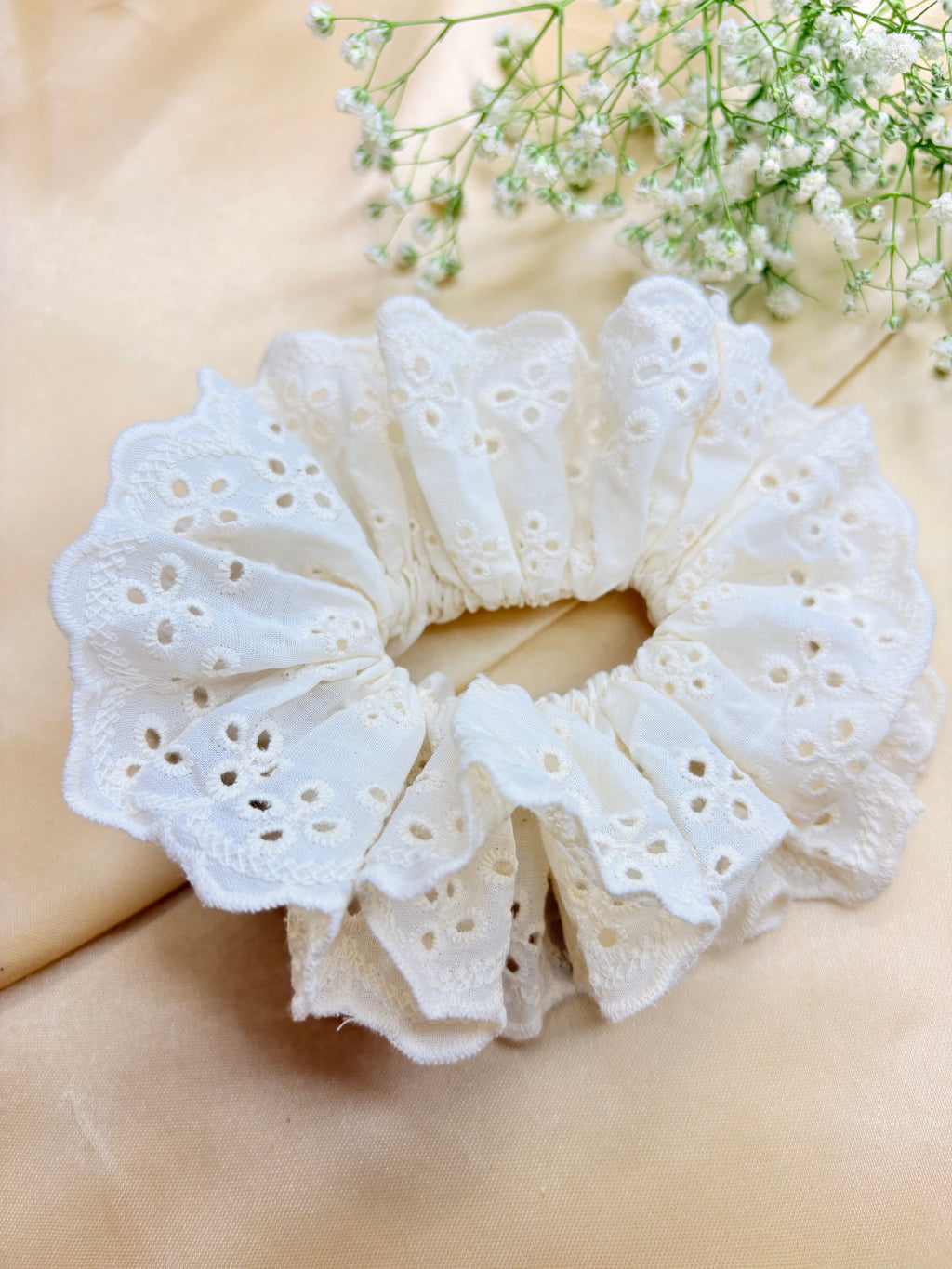Handmade Cotton Hair Scrunchie