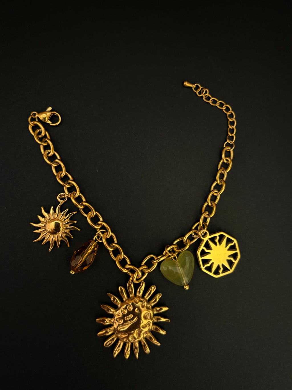 Sunlit Soul Charm Bracelet