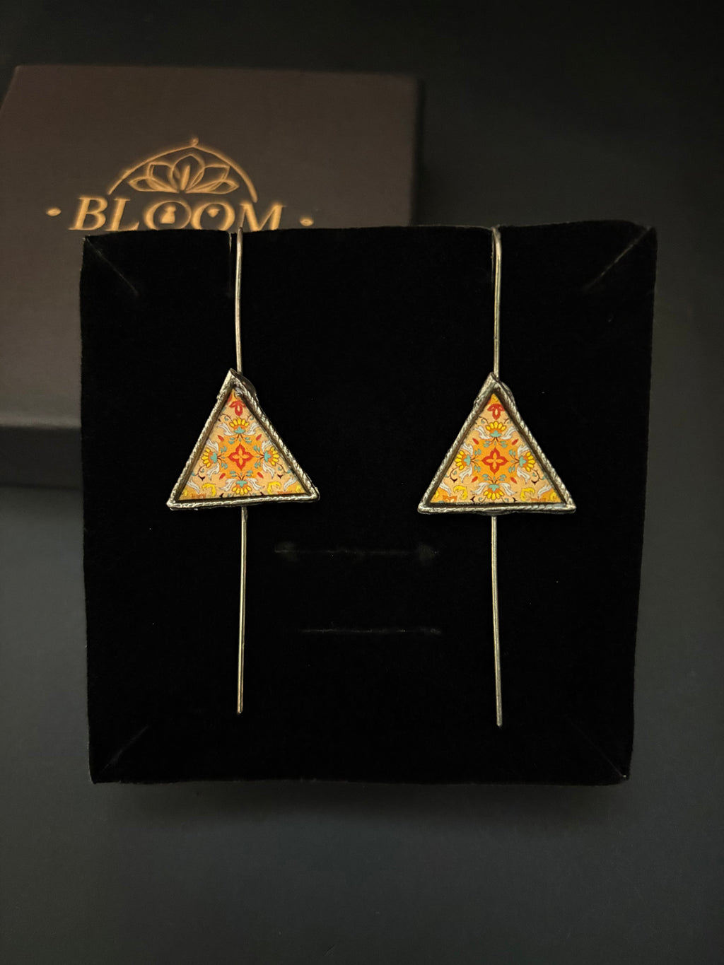 The Triangular Miniature Stick Earrings