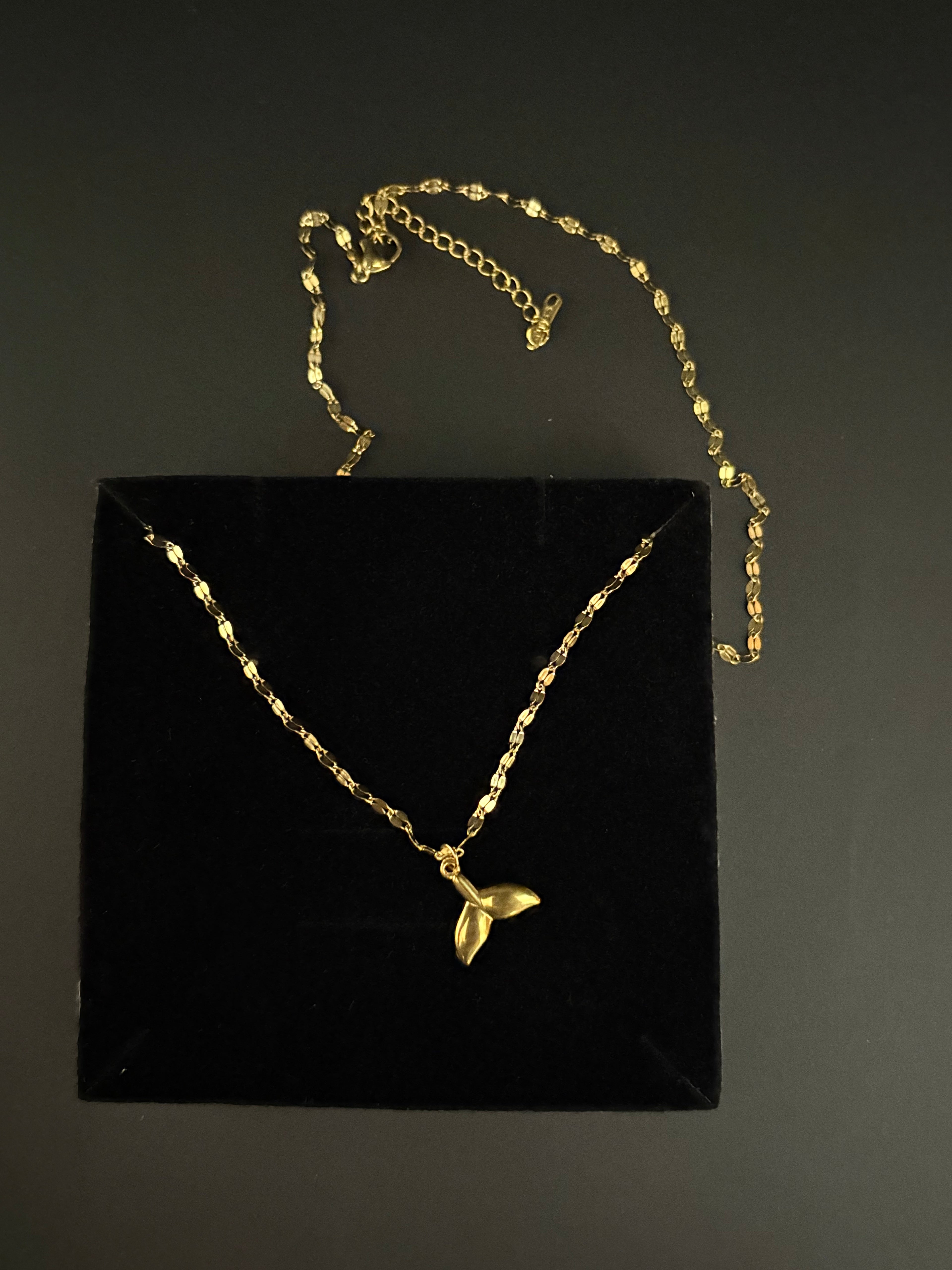 Mermaid Tail Gold Necklace