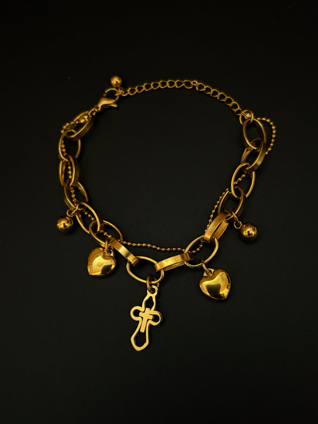 Faith & Love Charm Bracelet