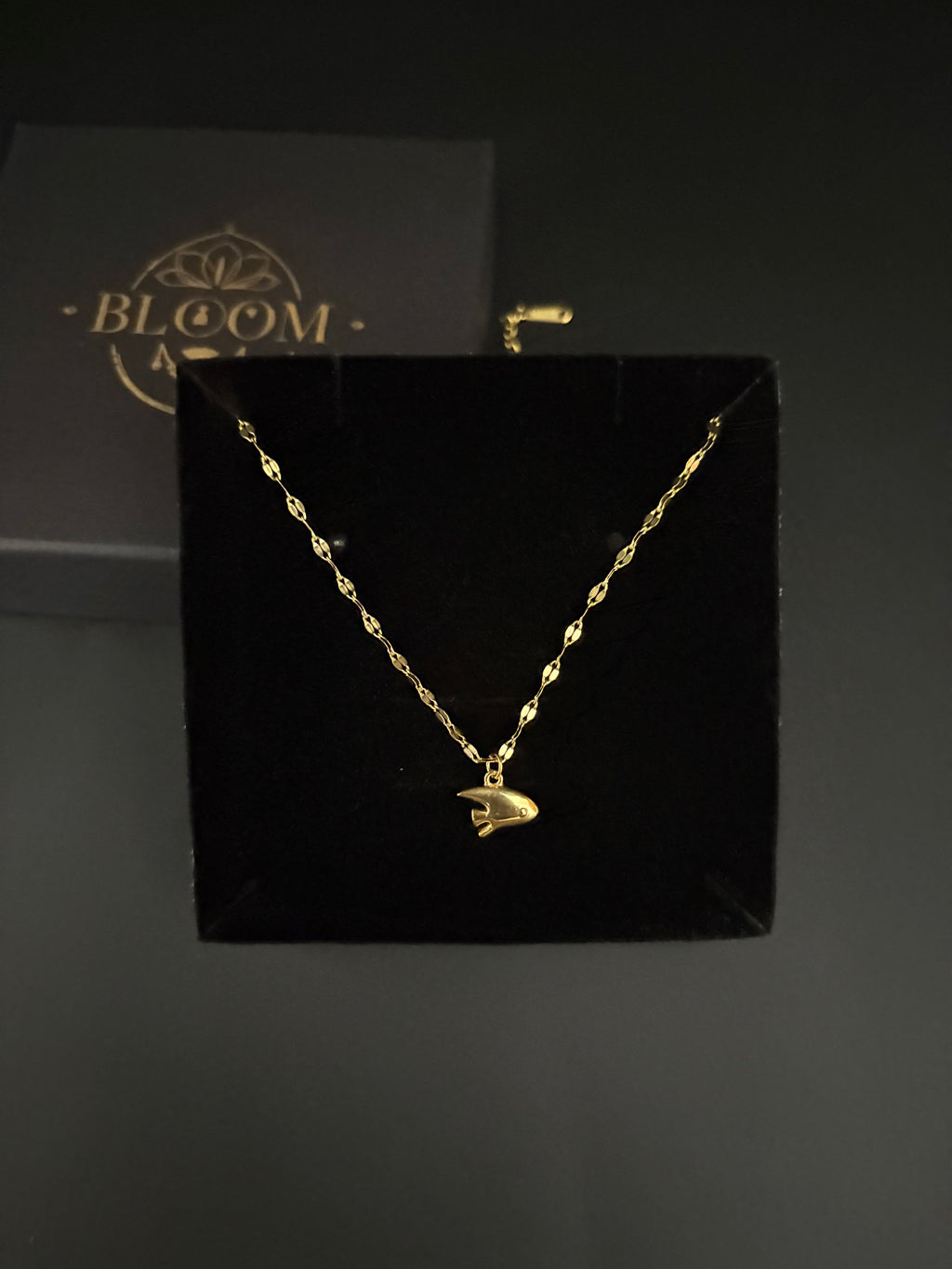 Ocean Spirit Gold Fish Necklace