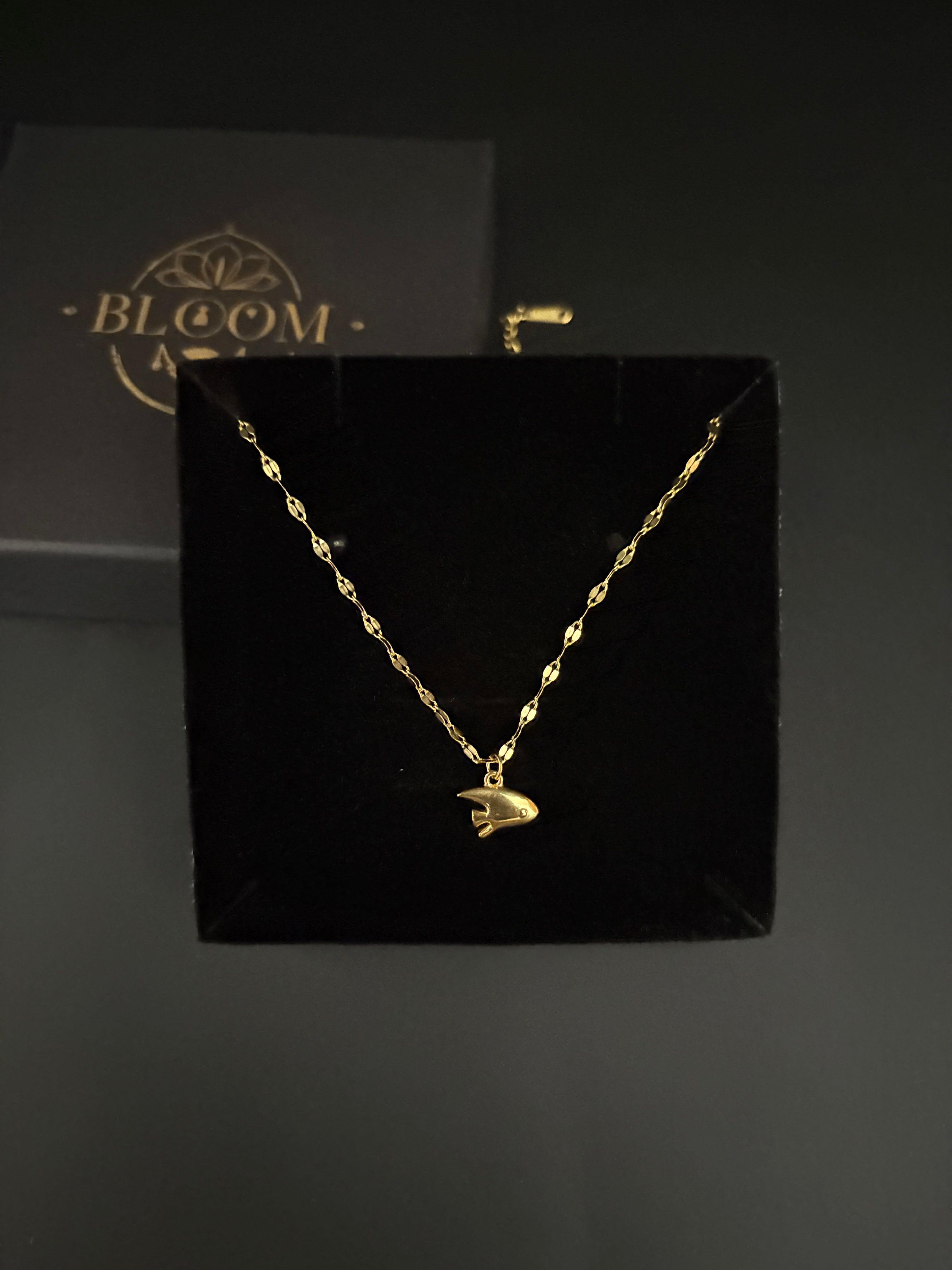 Ocean Spirit Gold Fish Necklace