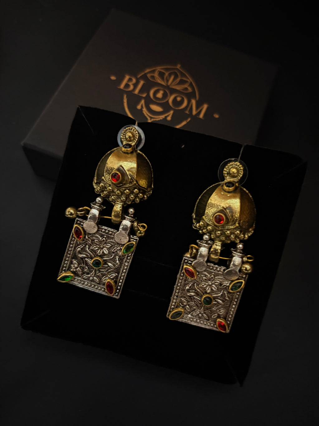 Lokdhara Oxidised Talisman Haar