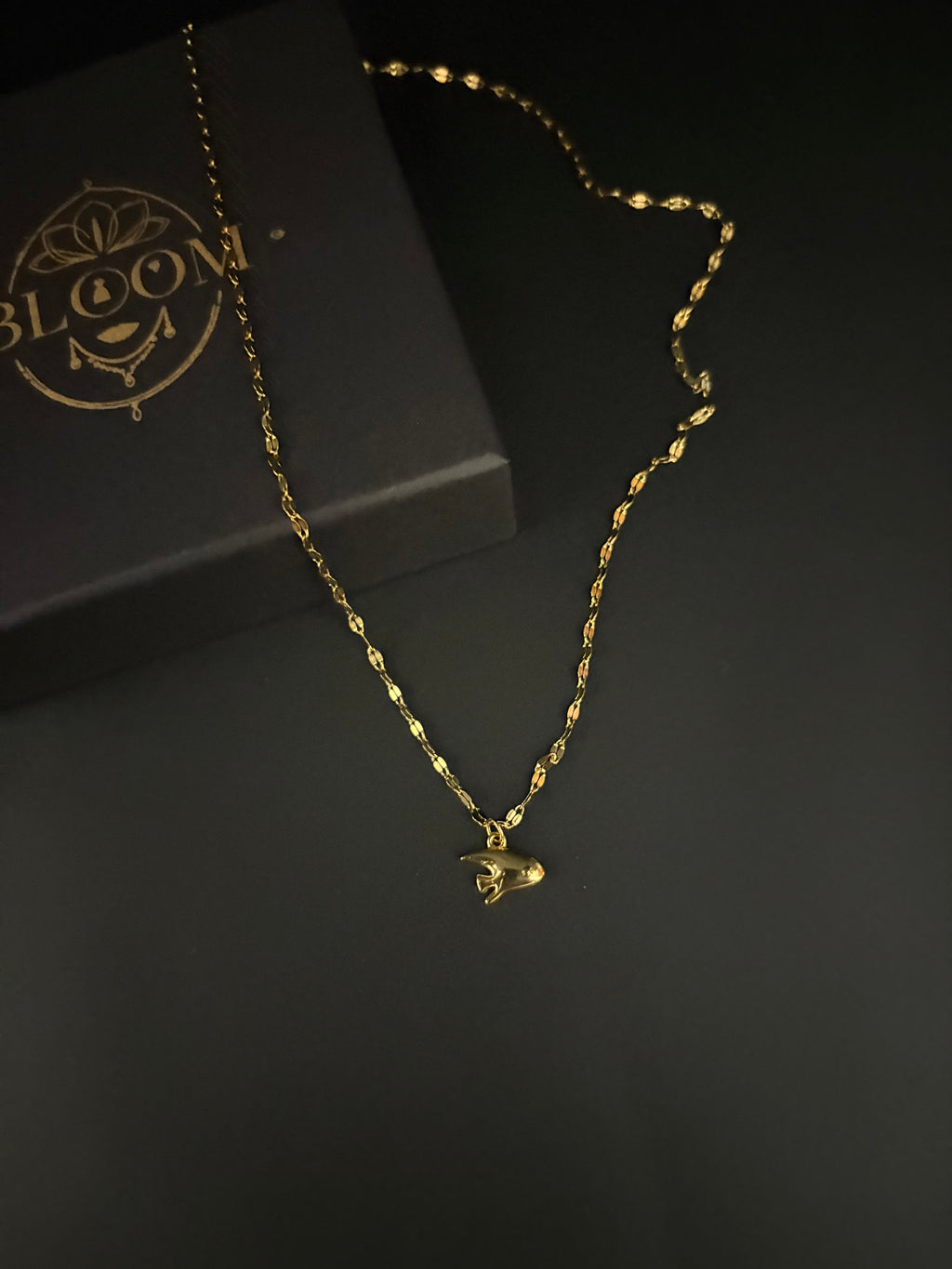 Ocean Spirit Gold Fish Necklace