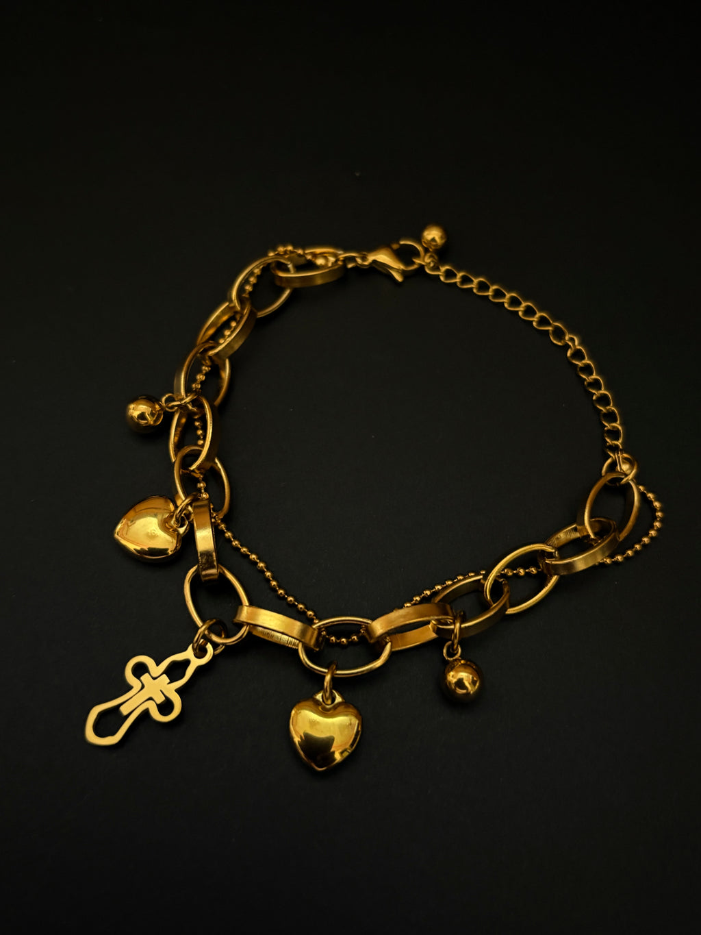 Faith & Love Charm Bracelet