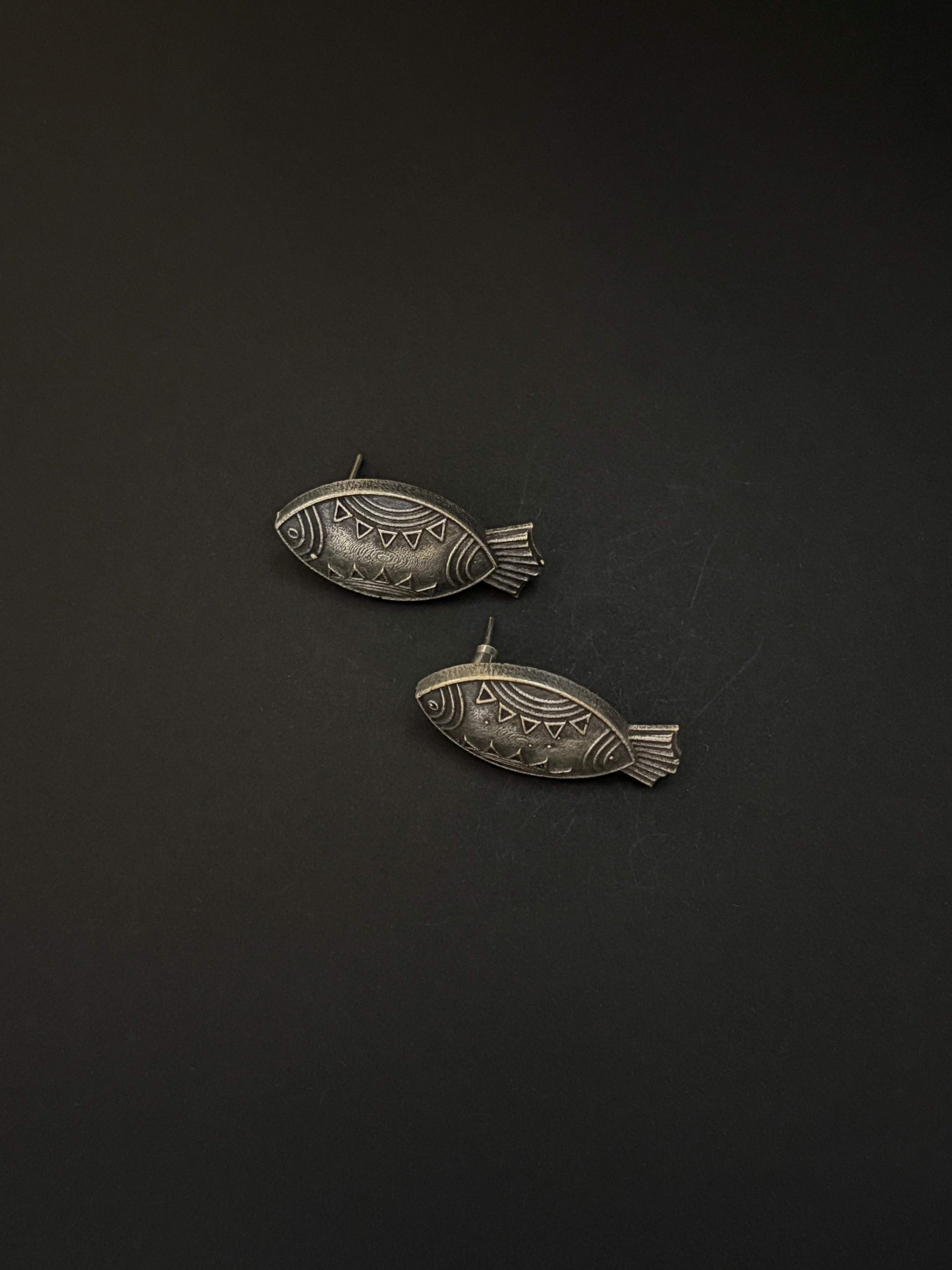 Fish Stud Earrings