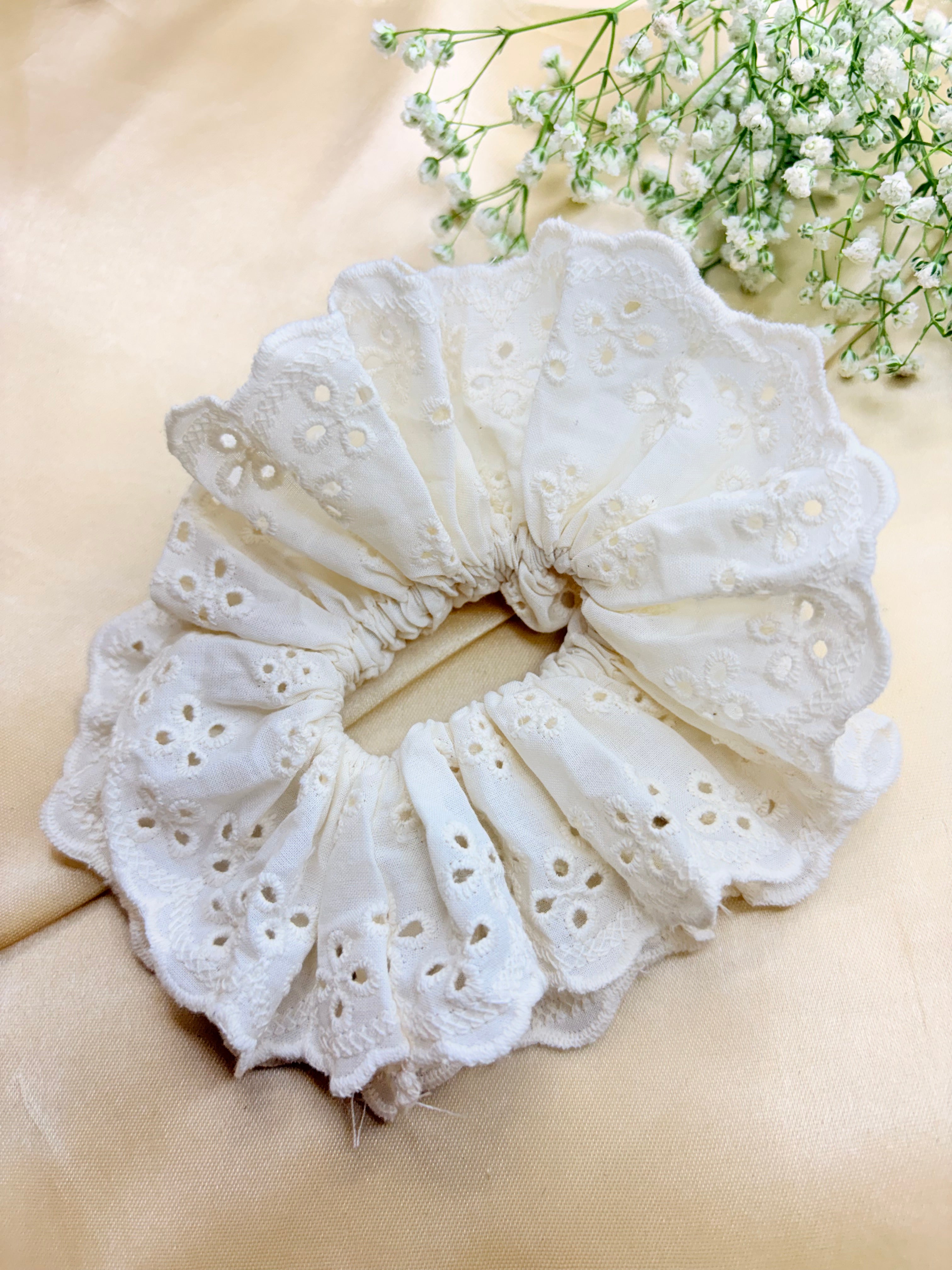 Handmade Cotton Hair Scrunchie