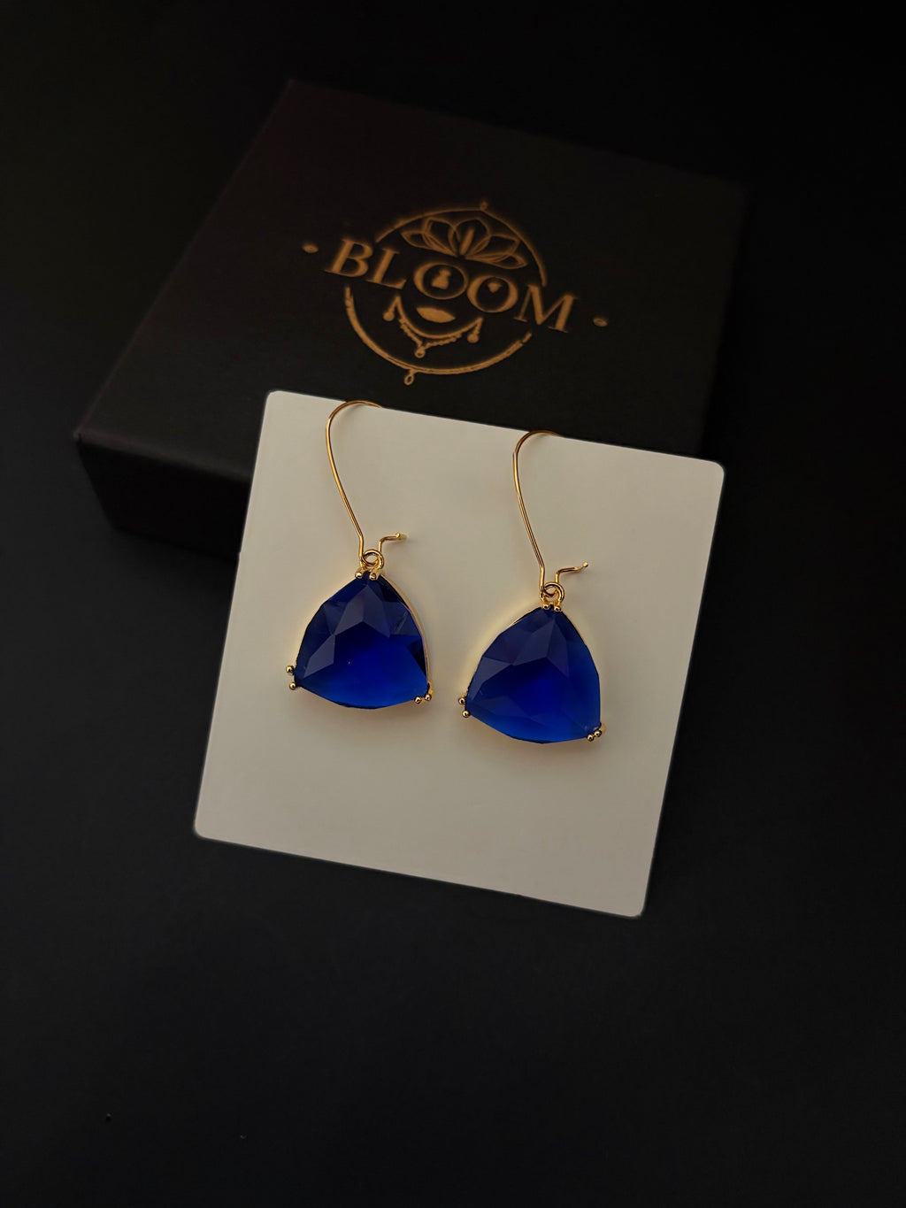 Blue Dangle Earrings