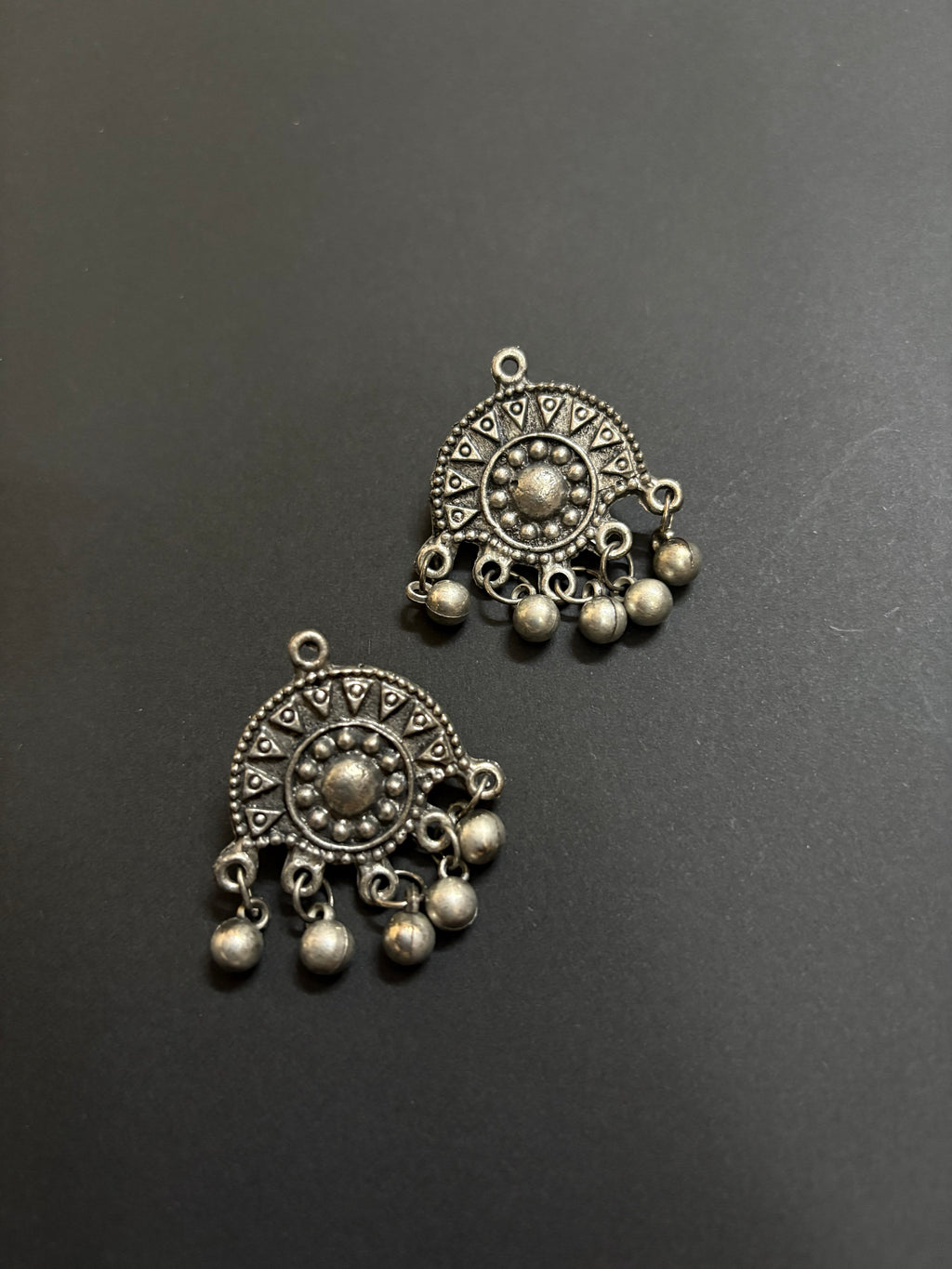 Maya Peacock Oxidized Necklace Set