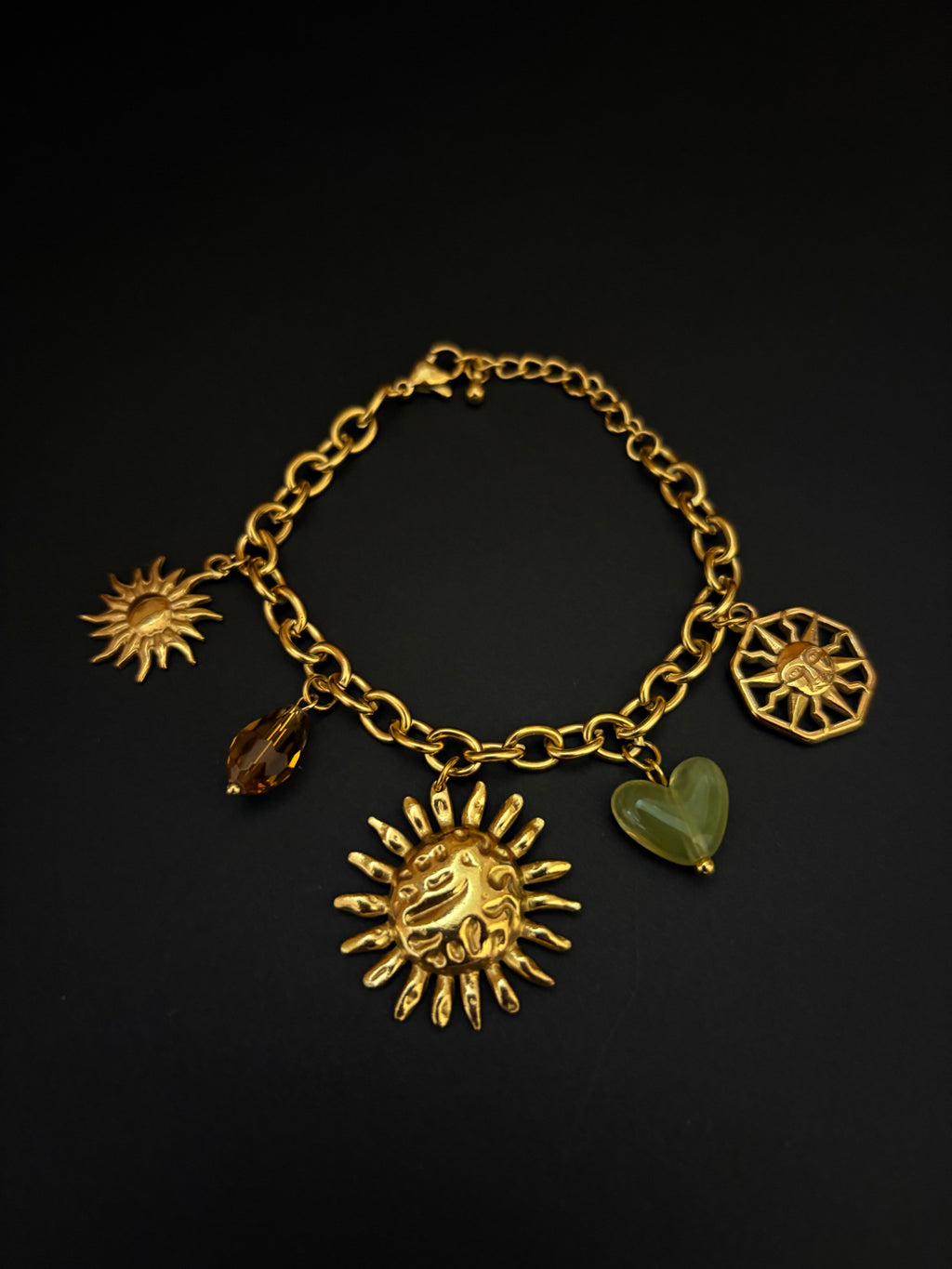 Sunlit Soul Charm Bracelet