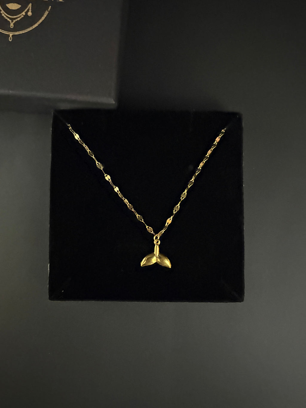 Mermaid Tail Gold Necklace