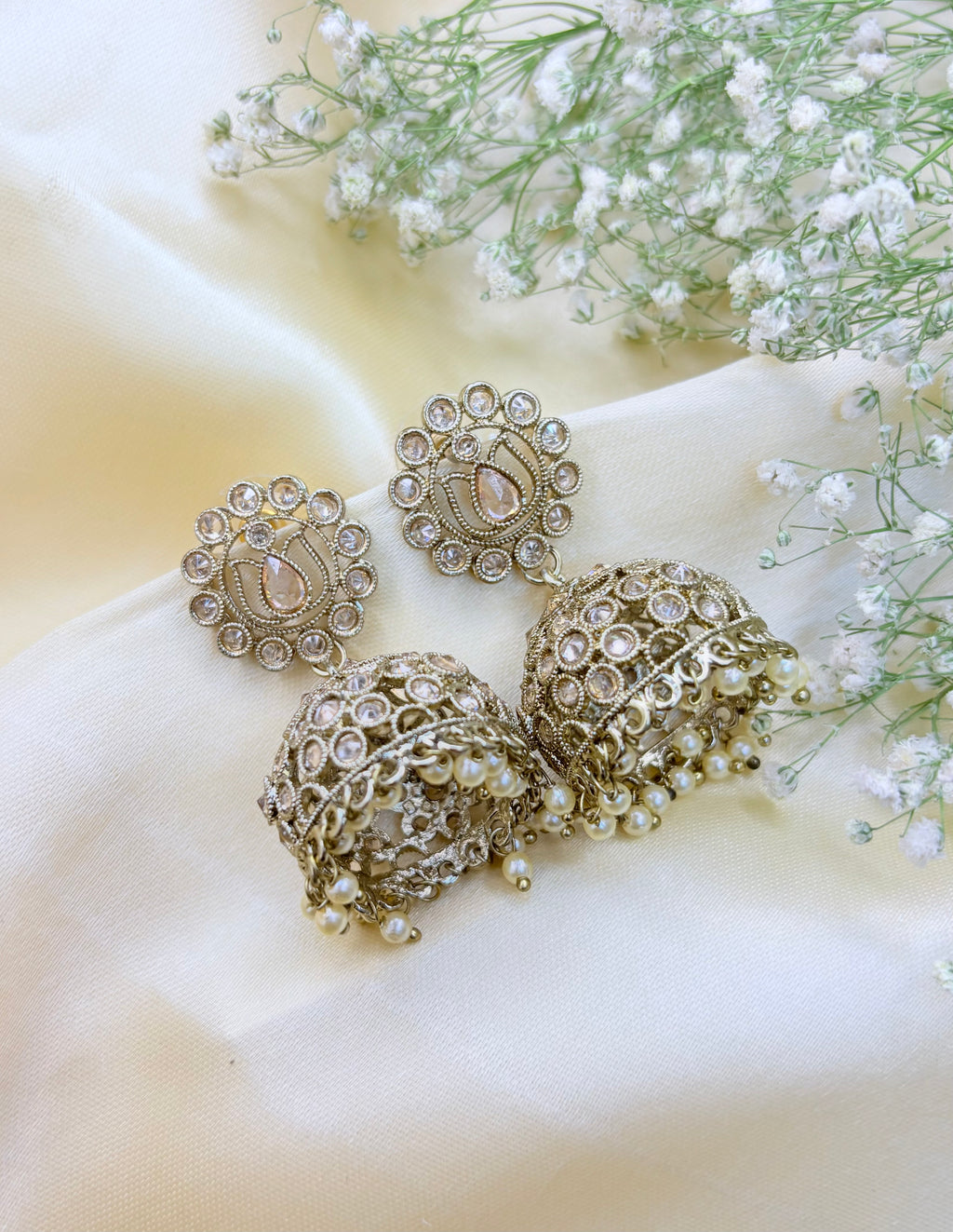 Traditional Golden Jhumka Collection