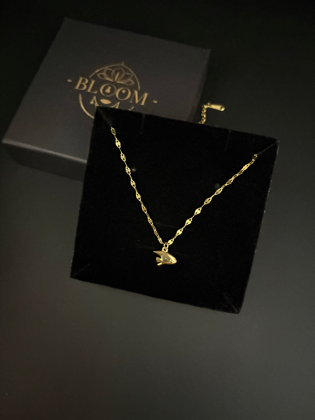 Ocean Spirit Gold Fish Necklace