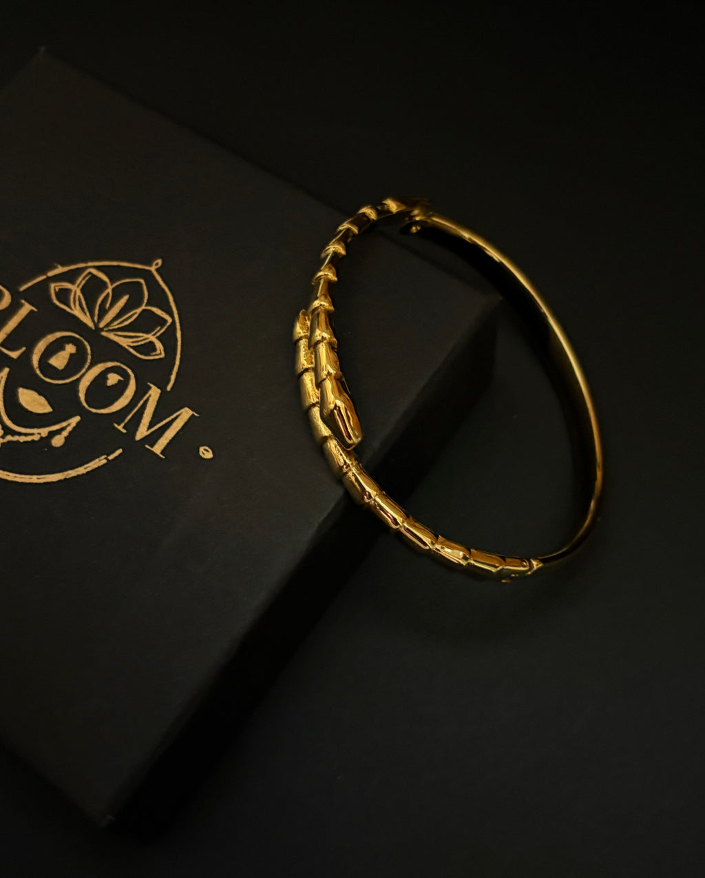 Serpentis Gold Bangle