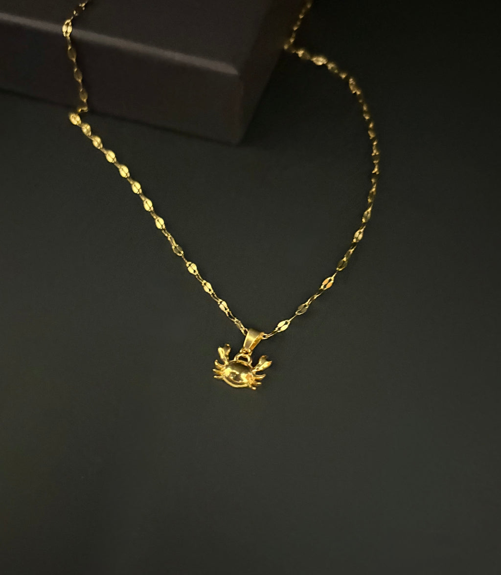 Sea Life Crab Necklace