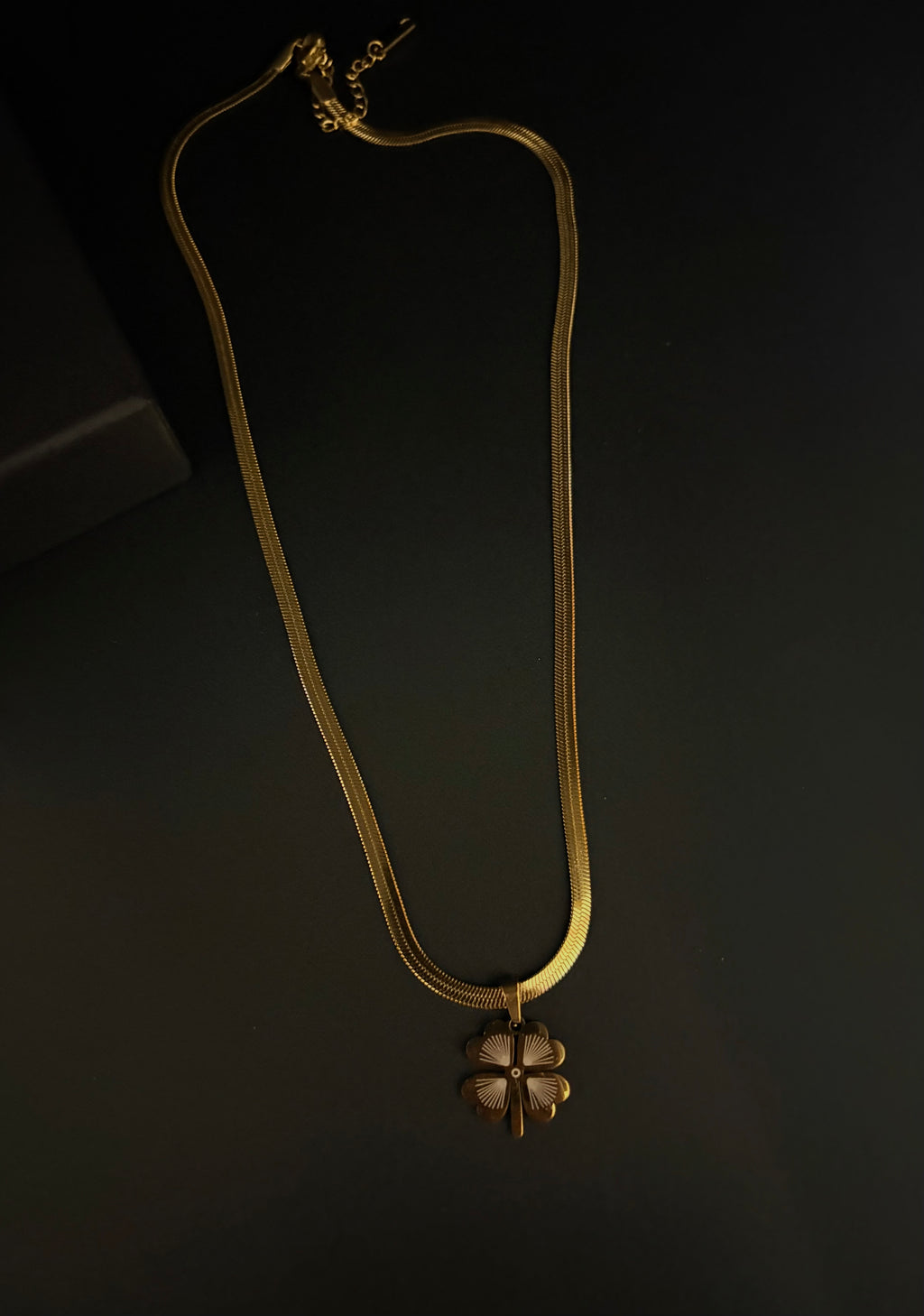Four Leaf Clover Gold Necklace
