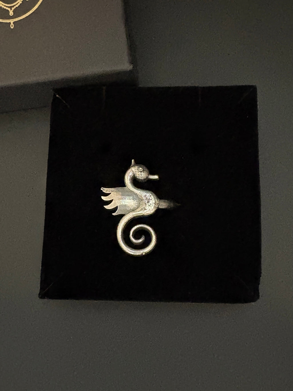 Vintage Swan Statement Ring