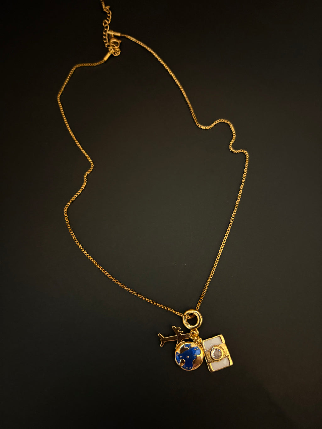 Around the World Charm Necklace