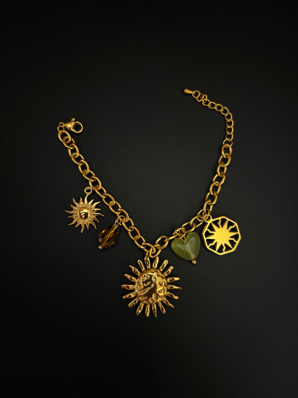 Sunlit Soul Charm Bracelet