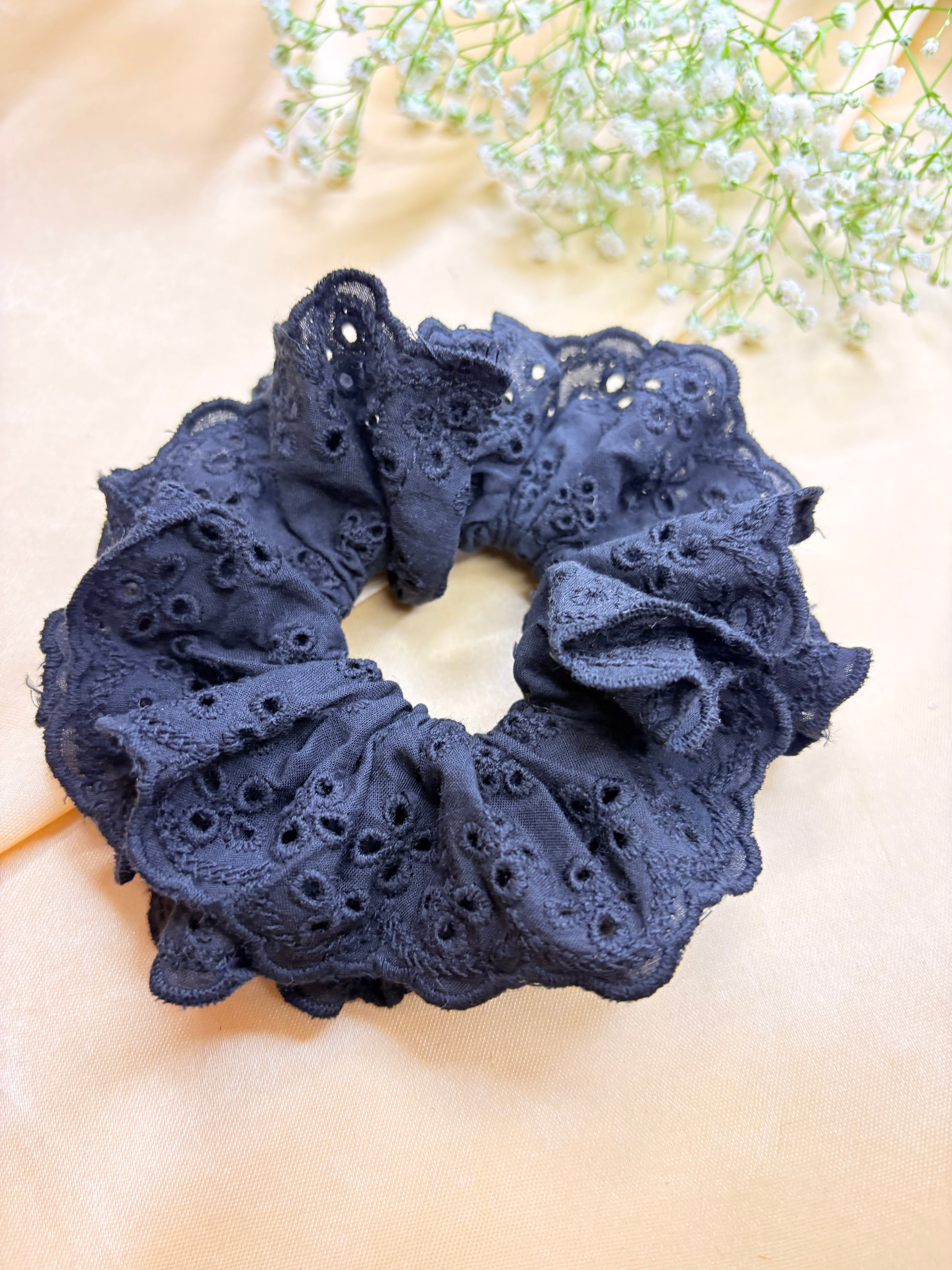 Handmade Cotton Hair Scrunchie